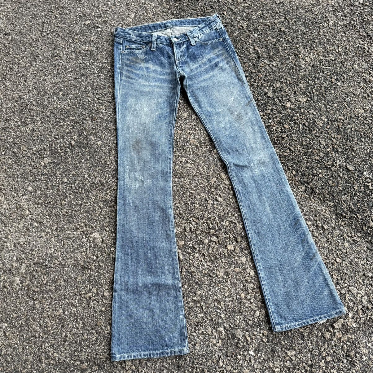 Japanese Brand VINTAGE MERCURYDUO FLARE DENIM JEAN PANTS Size US 28 / EU 44 - 2 Thumbnail