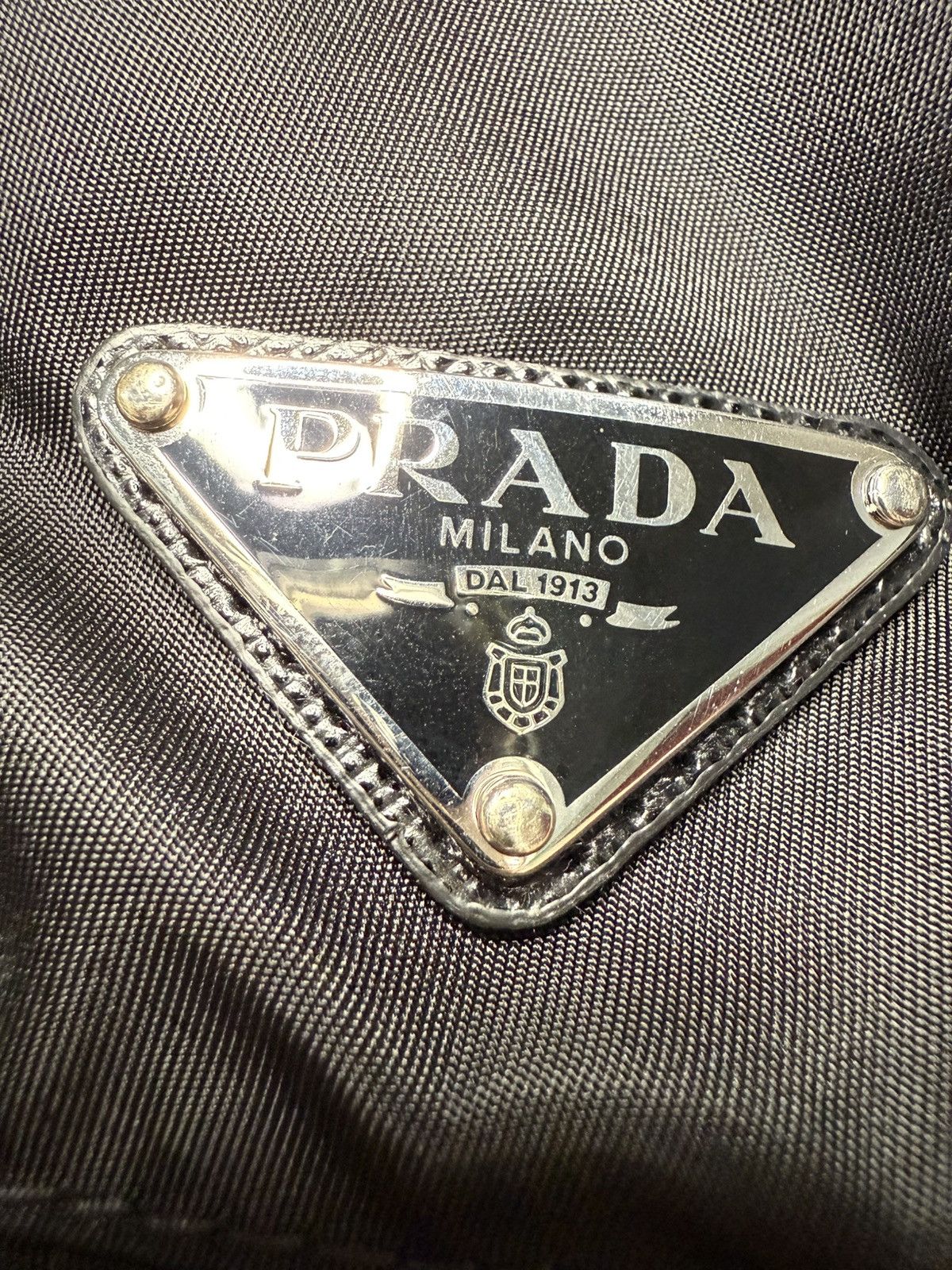 Prada Prada S/S 24 Re-Nylon Logo Plate Bucket Hat Size ONE SIZE - 6 Thumbnail