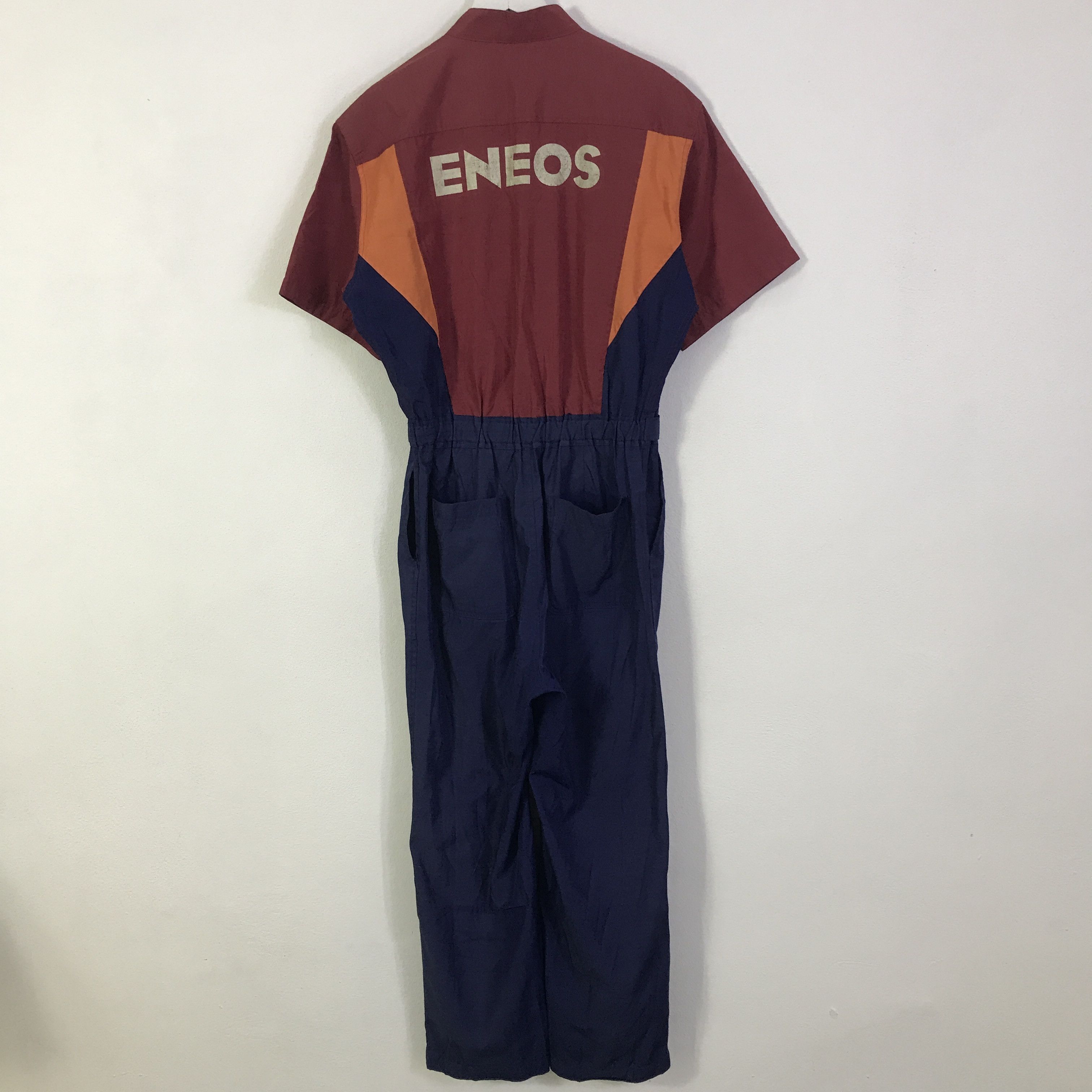 Japanese Brand oil eneos work coverall jacket K122B1 Size US L / EU 52-54 / 3 - 1 Thumbnail