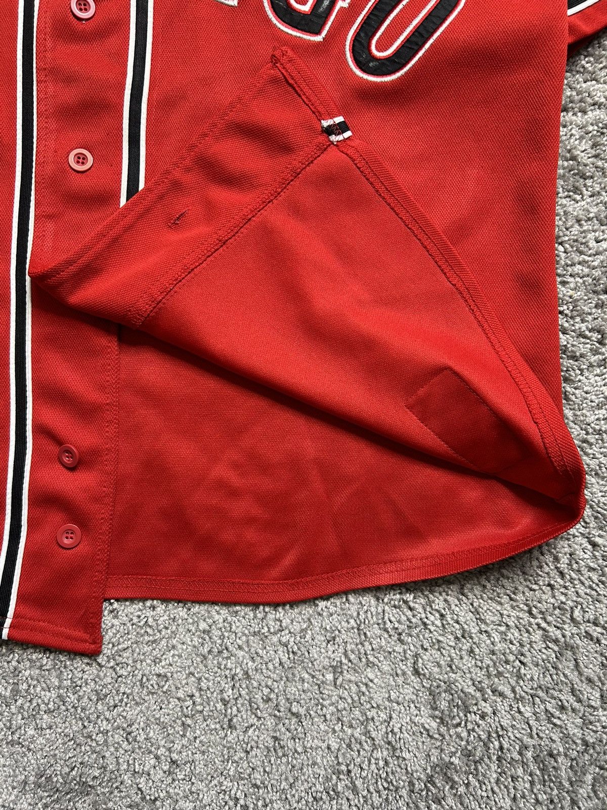Vintage Vintage 80s Leeman Chicago Baseball Jersey Size US L / EU 52-54 / 3 - 3 Thumbnail