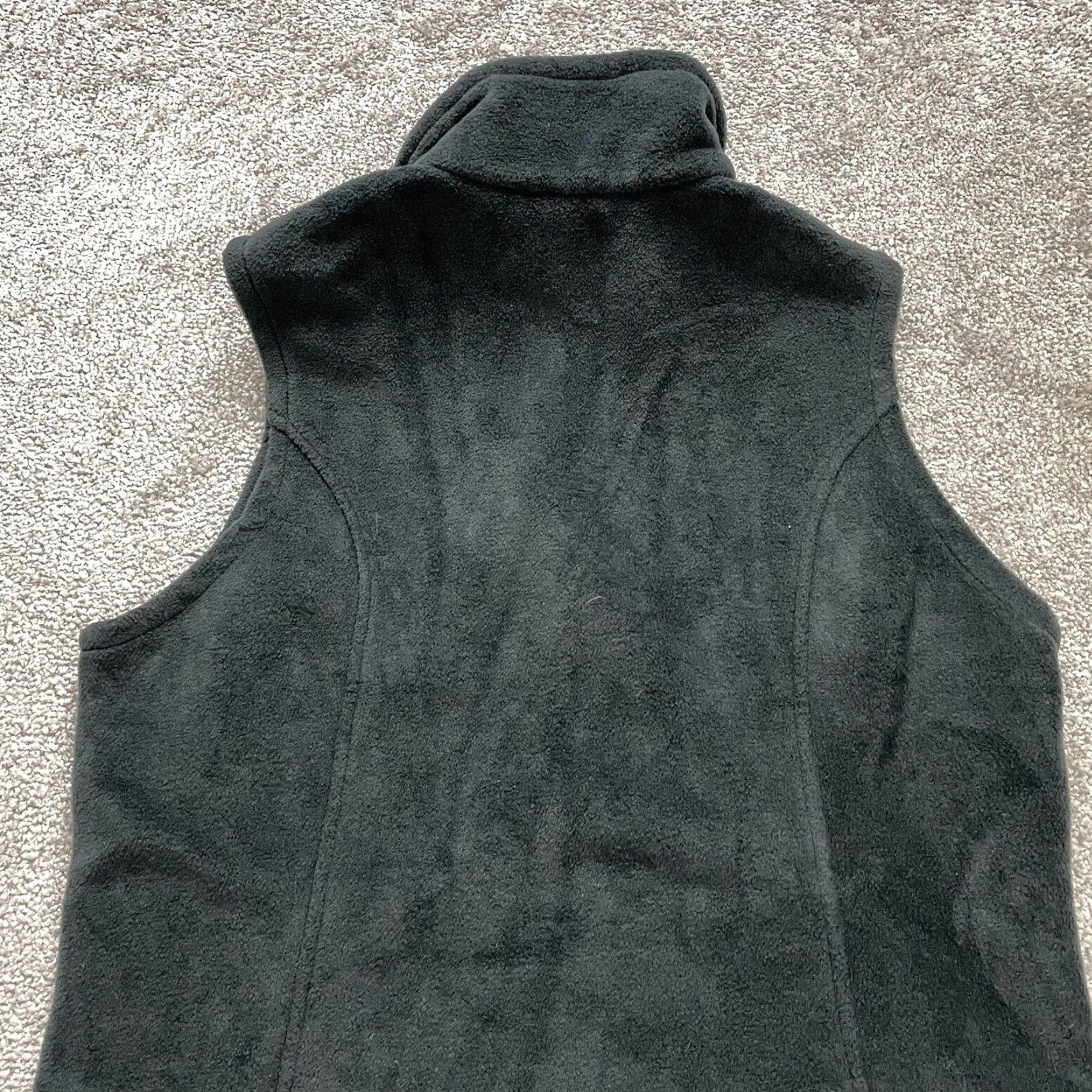 Vintage Columbia Vest Women M Benton Springs Fleece Full Zip Pockets Black Size M / US 6-8 / IT 42-44 - 4 Thumbnail