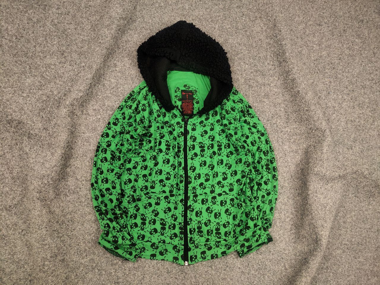 If Six Was Nine Vintage Punk Org If Six Was Nine Style Skeleton Zip Hoodie Size M / US 6-8 / IT 42-44 - 1 Thumbnail