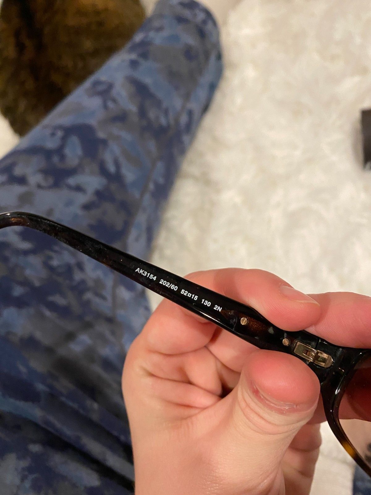 Anne Klein ANNE KLEIN AK3154 202/60 2N DESIGNER EYEGLASSES 52-15-130 V Size ONE SIZE - 6 Thumbnail