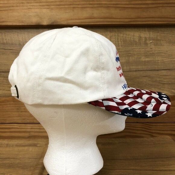 Other VTG Task Master Baseball Cap Hat White Patriotic Light Bulb Size ONE SIZE - 4 Thumbnail