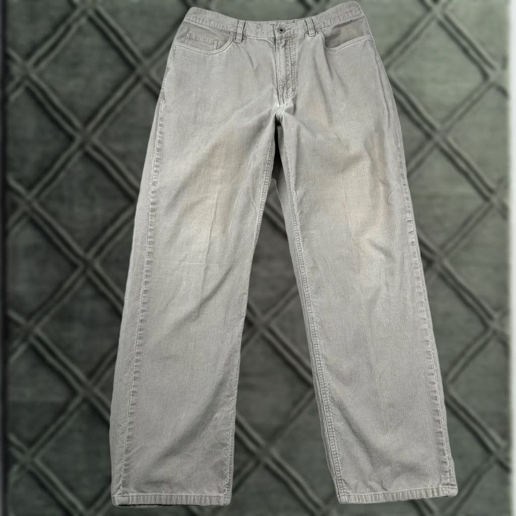 J.Crew VINTAGE J. Crew Corduroy Pants Mens 33x32 Tan Beige Preppy Y2K Size US 33 - 1 Thumbnail