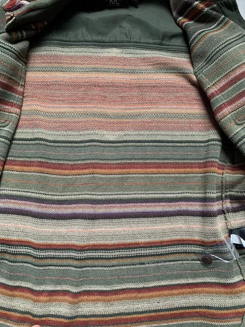 RRL Ralph Lauren RRL Ralph Lauren Navajo Southwest Rainbow Striped Long-Sle Size US S / EU 44-46 / 1 - 6 Thumbnail