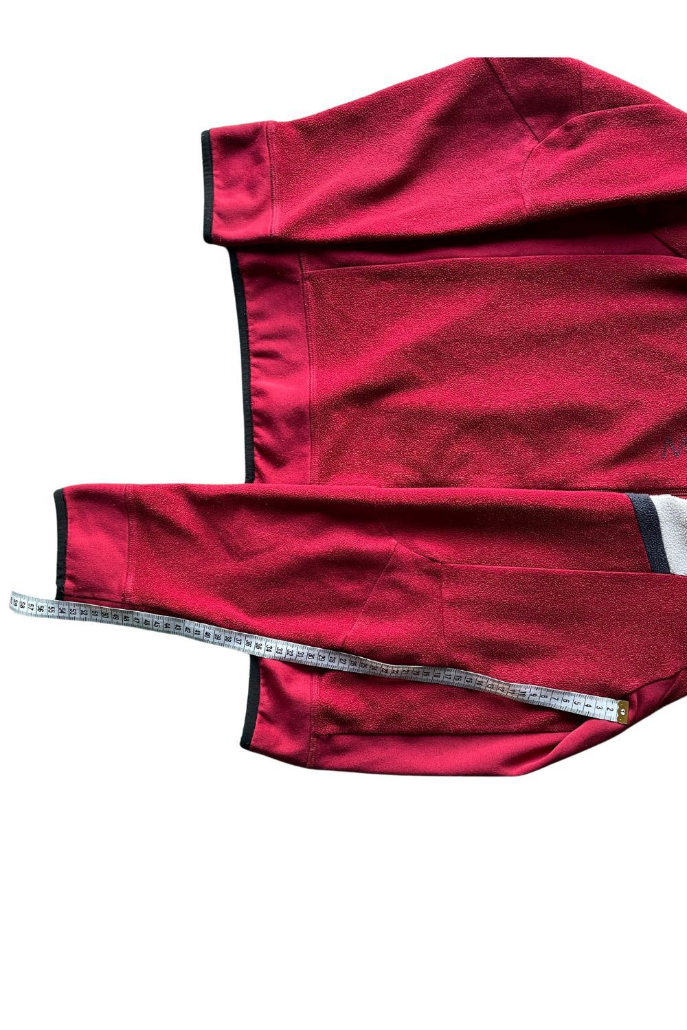 Moncler × Vintage Moncler Vintage Fleece Jacket Zip Red Size XL Size US XL / EU 56 / 4 - 16 Thumbnail