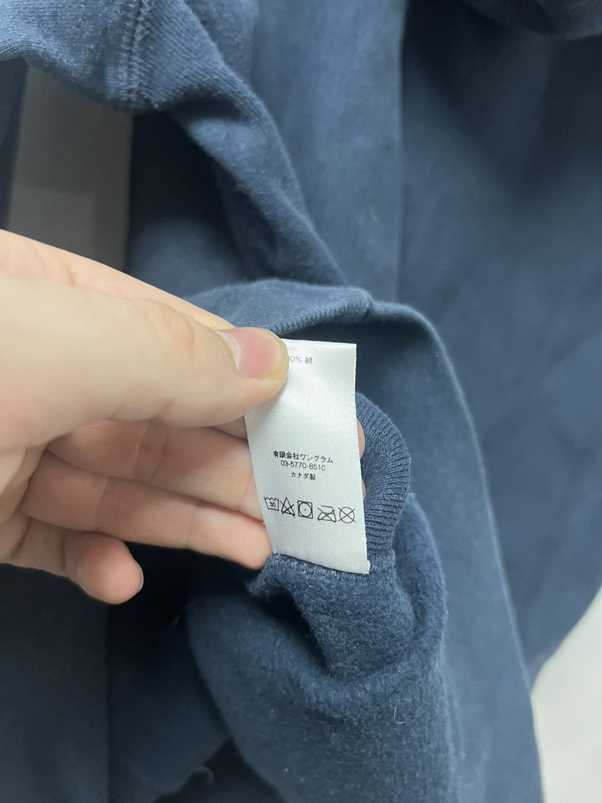 Supreme Supreme Zip Hoodie Big Logo Navy Blue Mens Size L Size US L / EU 52-54 / 3 - 10 Thumbnail