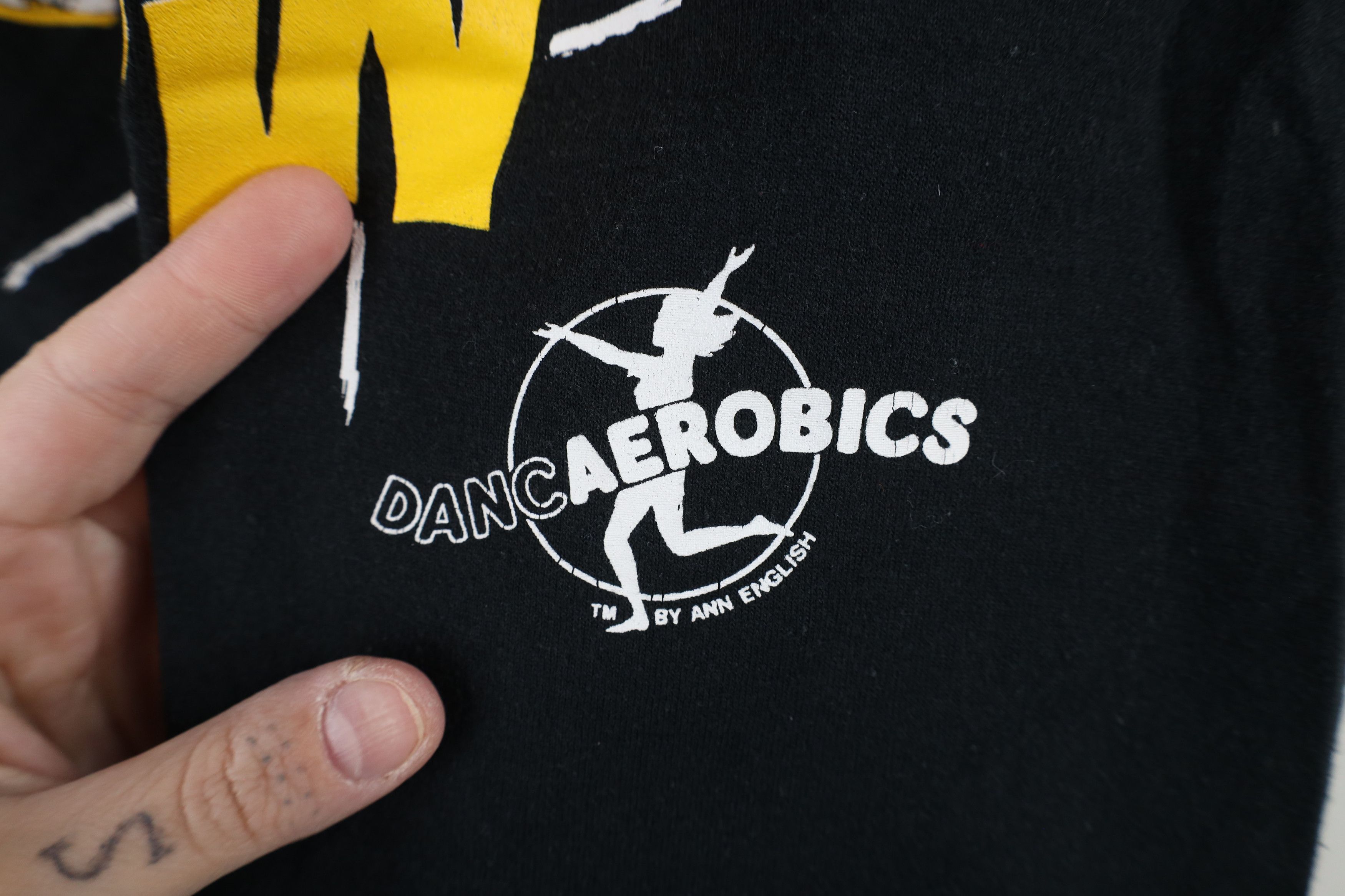Russell Athletic × Vintage Vintage 90s Russell Athletic Dance Aerobics T-Shirt USA Size S / US 4 / IT 40 - 5 Thumbnail
