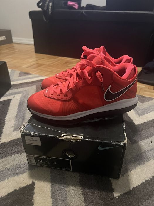 Lebron 8 low hot sale solar red