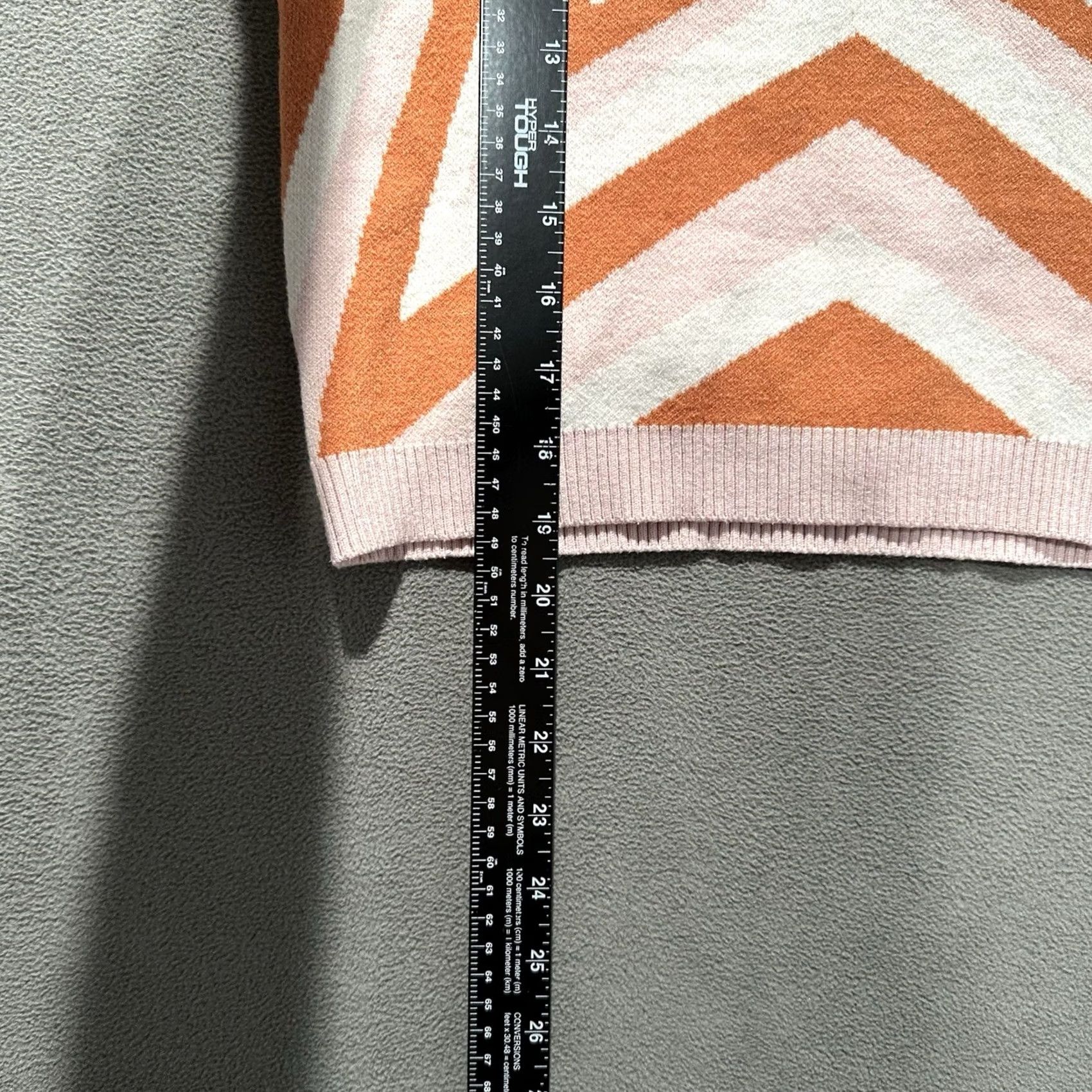 Forever 21 FOREVER 21 Sweater Women M Orange Pink Star Print Short Sleeve Crew Neck Knit Stretch Pullover Casual Winter Fall Stars Geometric Pattern Reg部 Size M / US 6-8 / IT 42-44 - 6 Thumbnail