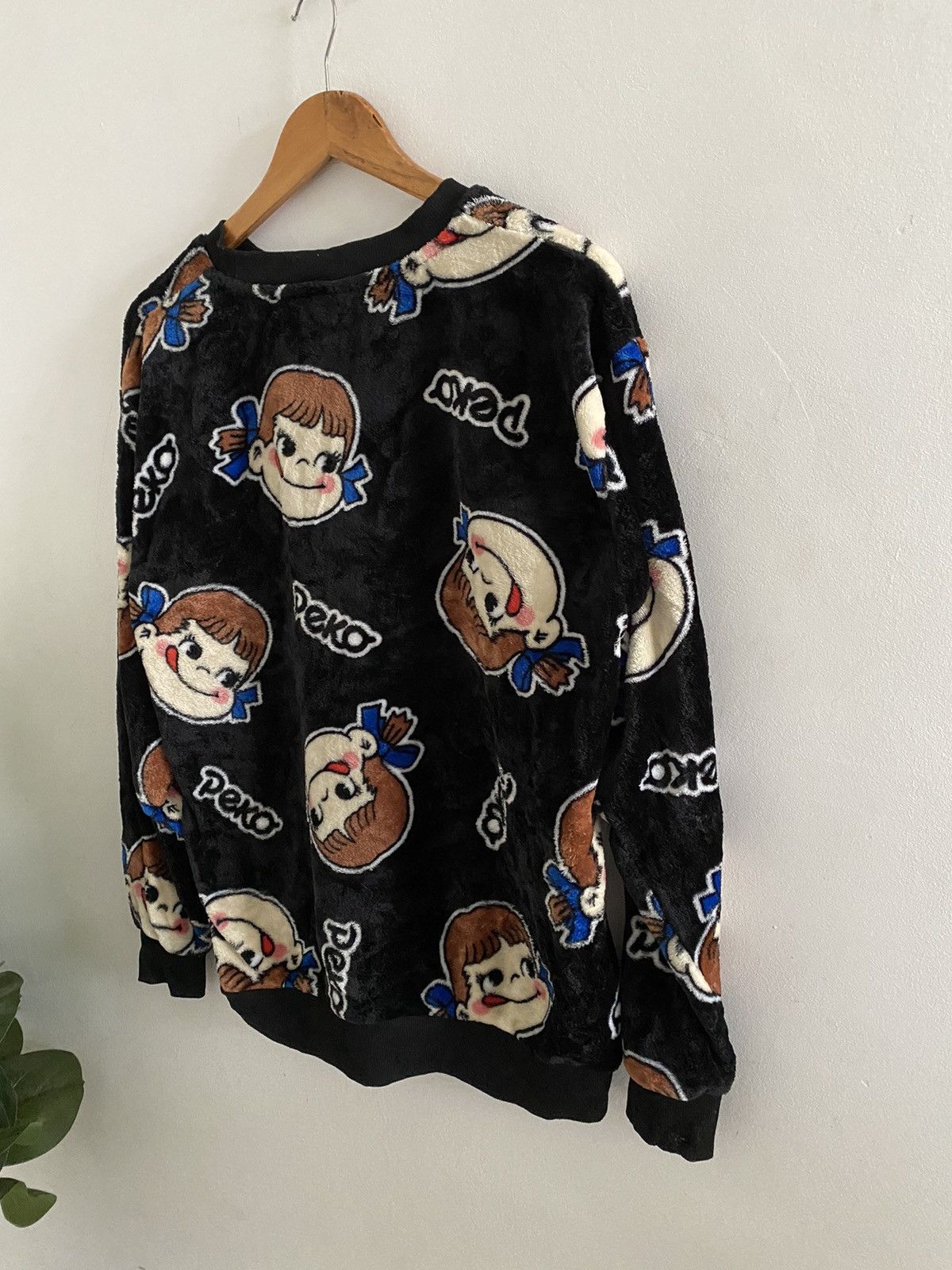 Hypebeast 🇯🇵Vintage PEKO fleece Sweatshirt full print nice designer Size US L / EU 52-54 / 3 - 3 Thumbnail