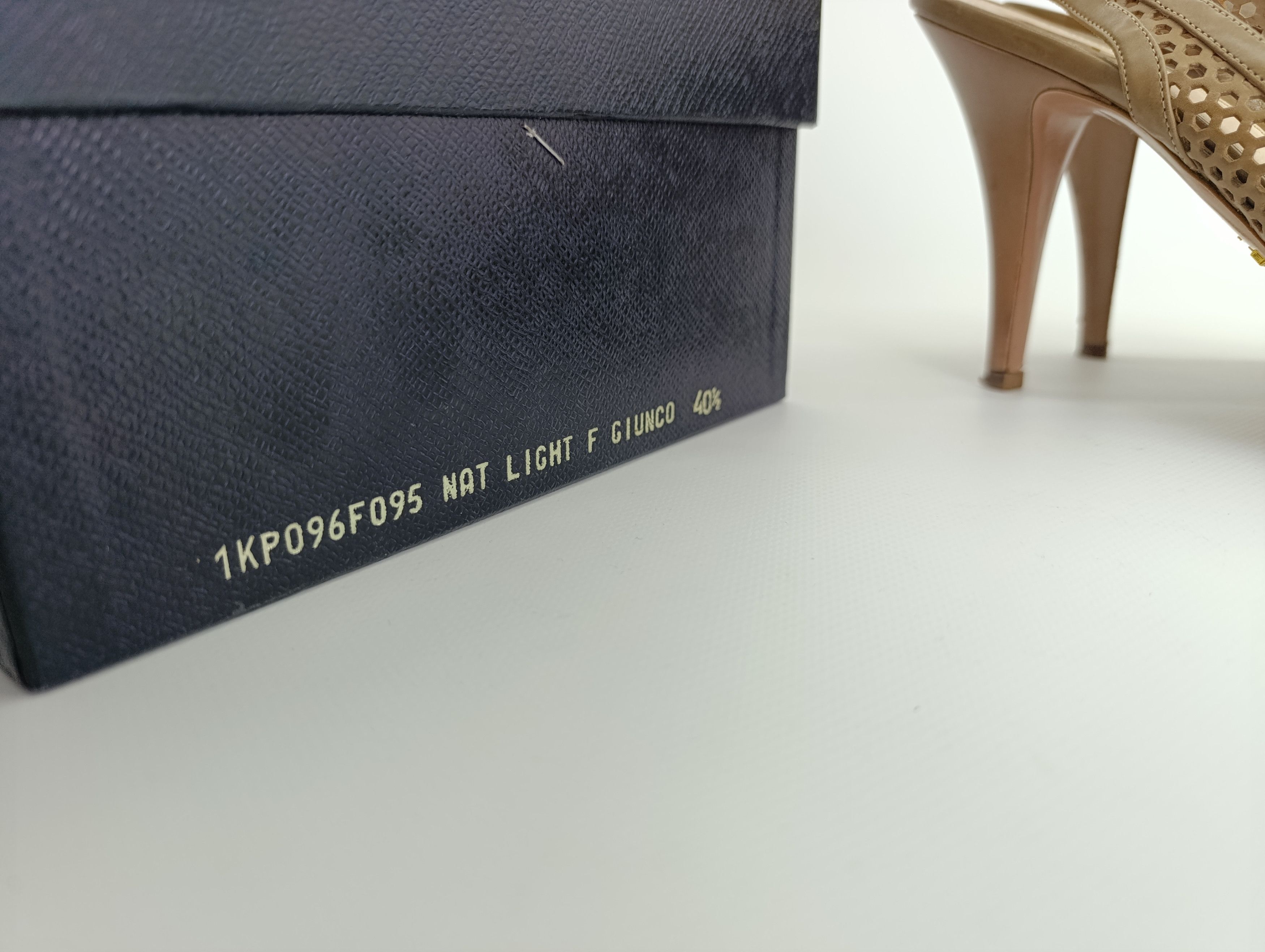 Prada PRADA TORTILLA LEATHER LASER CUT SLINGBACK SANDALS Size US 10.5 / IT 40.5 - 3 Thumbnail