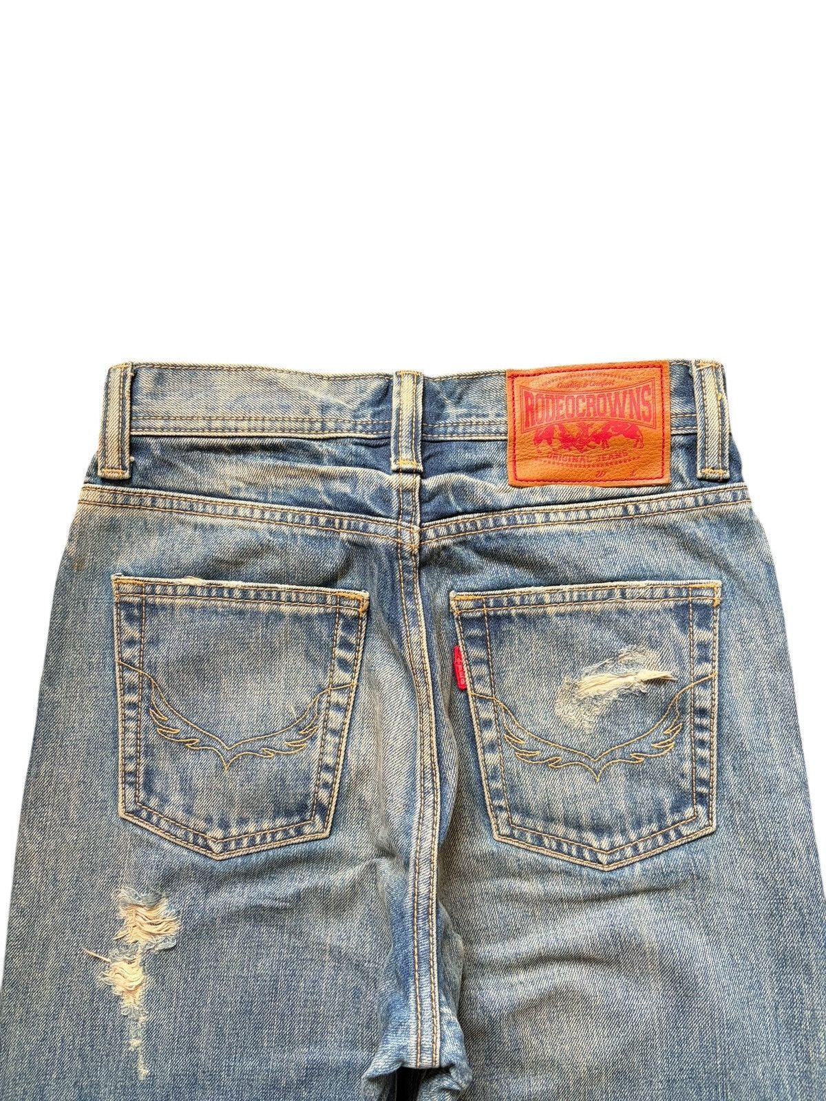 Ksubi Vintage Rodeo Crowns Rusty Wash Distressed Jeans Size 25" / US 0 / IT 36 - 4 Thumbnail