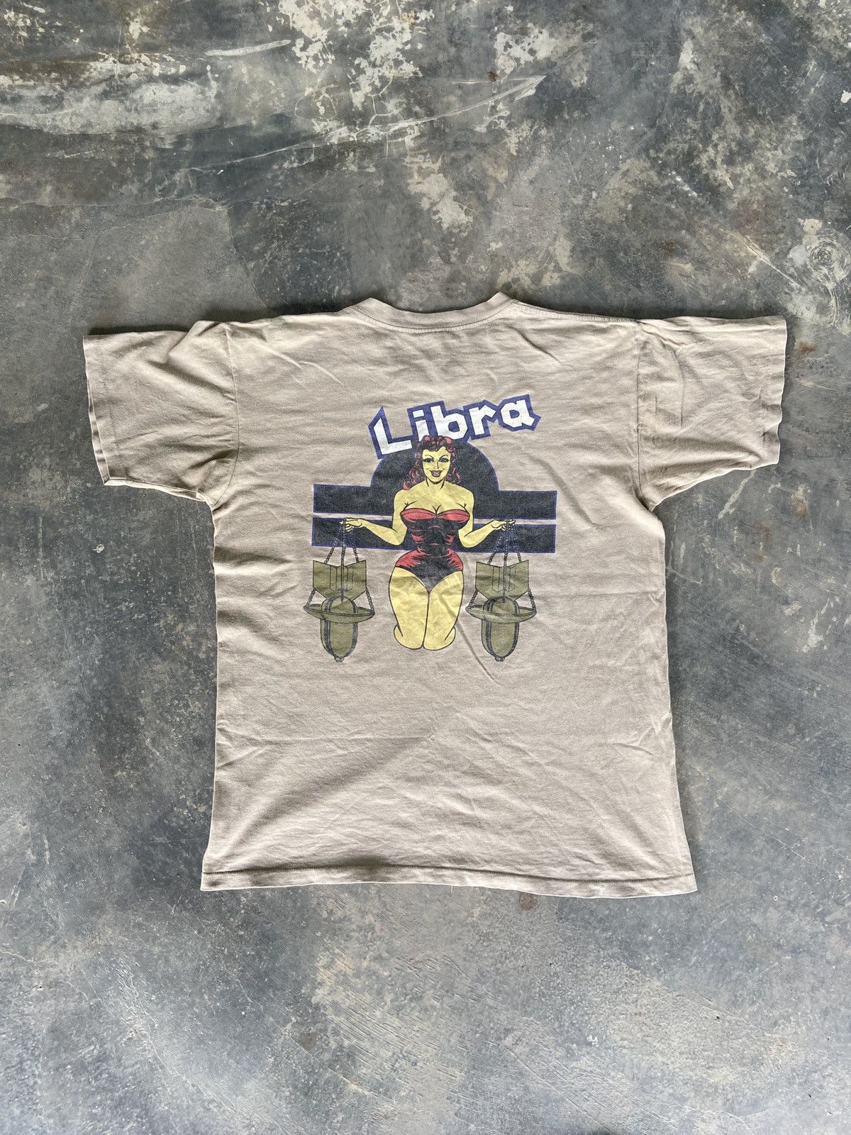 Vintage Vintage Libra Military Tee Size US L / EU 52-54 / 3 - 9 Thumbnail