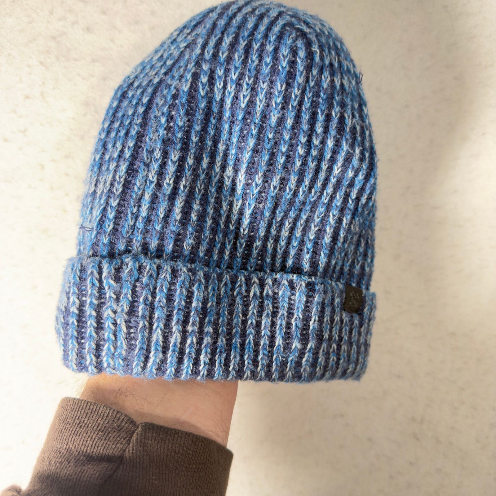 Other All In Motion Ski Hat Beanie Blue Knit Fleece Lined OSFM Size ONE SIZE - 13 Thumbnail