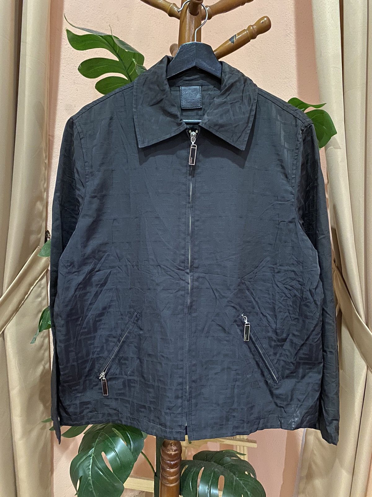 Fendi Fendi Alta Moda Monogram Jacket Italian Luxury Streetwear Size US M / EU 48-50 / 2 - 1 Thumbnail