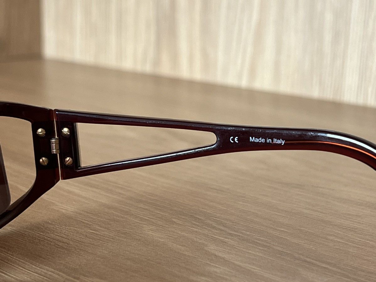 Givenchy GIVENCHY SGV 597S vintage rectangle sunglasses brown frame Size ONE SIZE - 13 Thumbnail