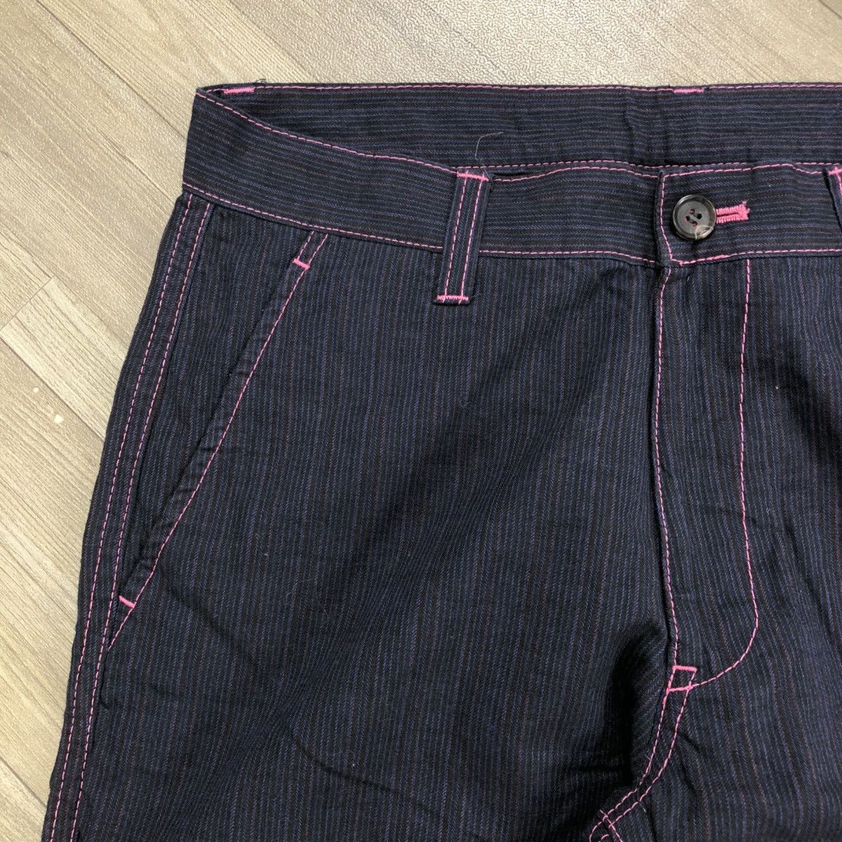 Comme des Garcons × Comme des Garcons Homme × Comme des Garcons SHIRT 🇯🇵 Comme Des Garcons Homme CDG Striped Pants Size US 31 - 4 Thumbnail