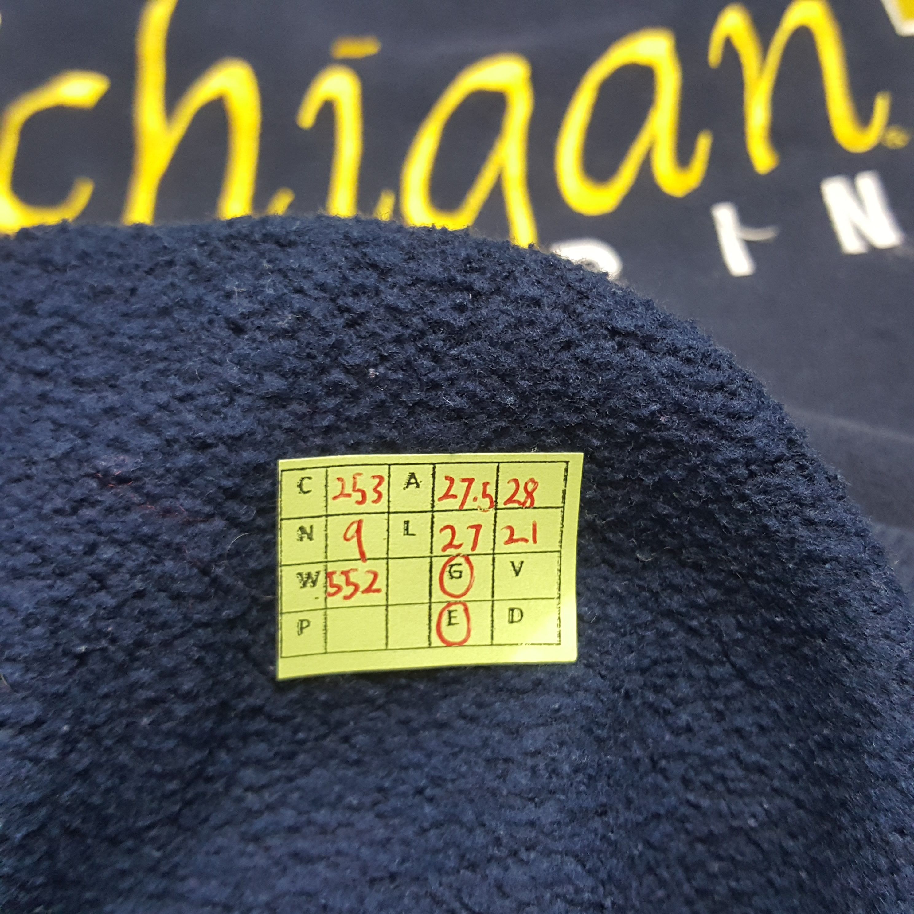 NFL × Vintage Vintage Michigan Wolverines American Football Sweatshirt Size US XXL / EU 58 / 5 - 9 Thumbnail
