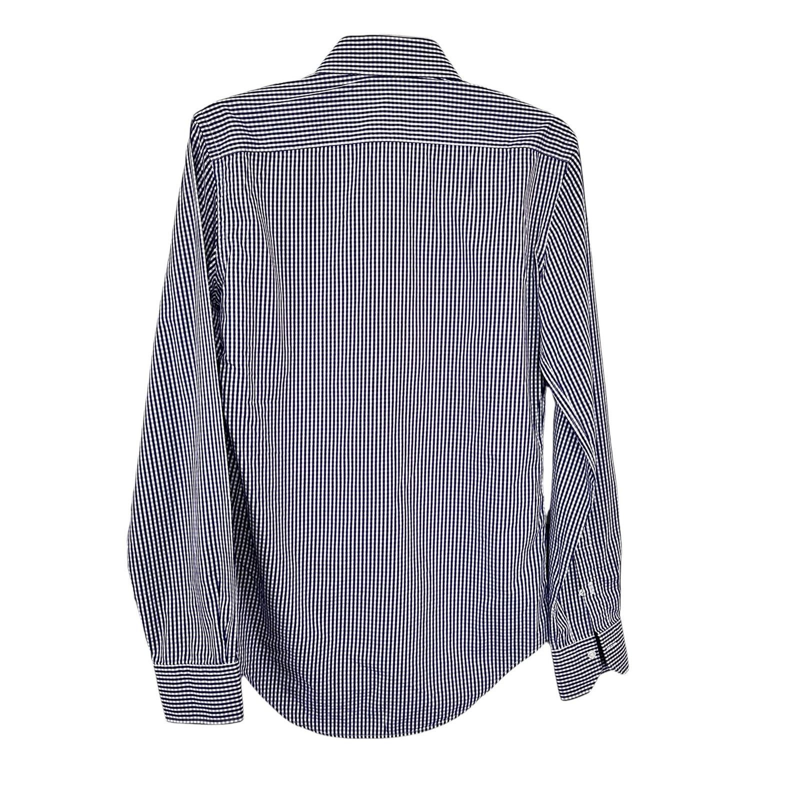 Valentino Valentino Tailored Fit Gingham Check Button Up Shirt Size US XS / EU 42 / 0 - 2 Thumbnail