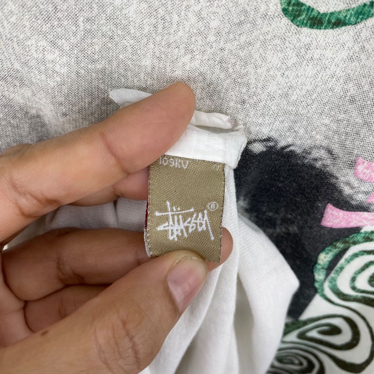 Stussy Vintage 00's STUSSY Art Is Life Graphic Distressed Tee Size US M / EU 48-50 / 2 - 10 Thumbnail