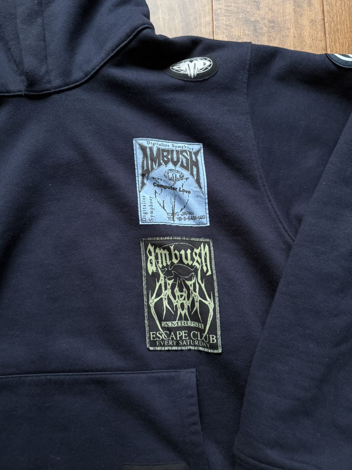 Ambush Design AMBUSH CYBERSIGIL PATCH HOODIE Size US L / EU 52-54 / 3 - 3 Thumbnail
