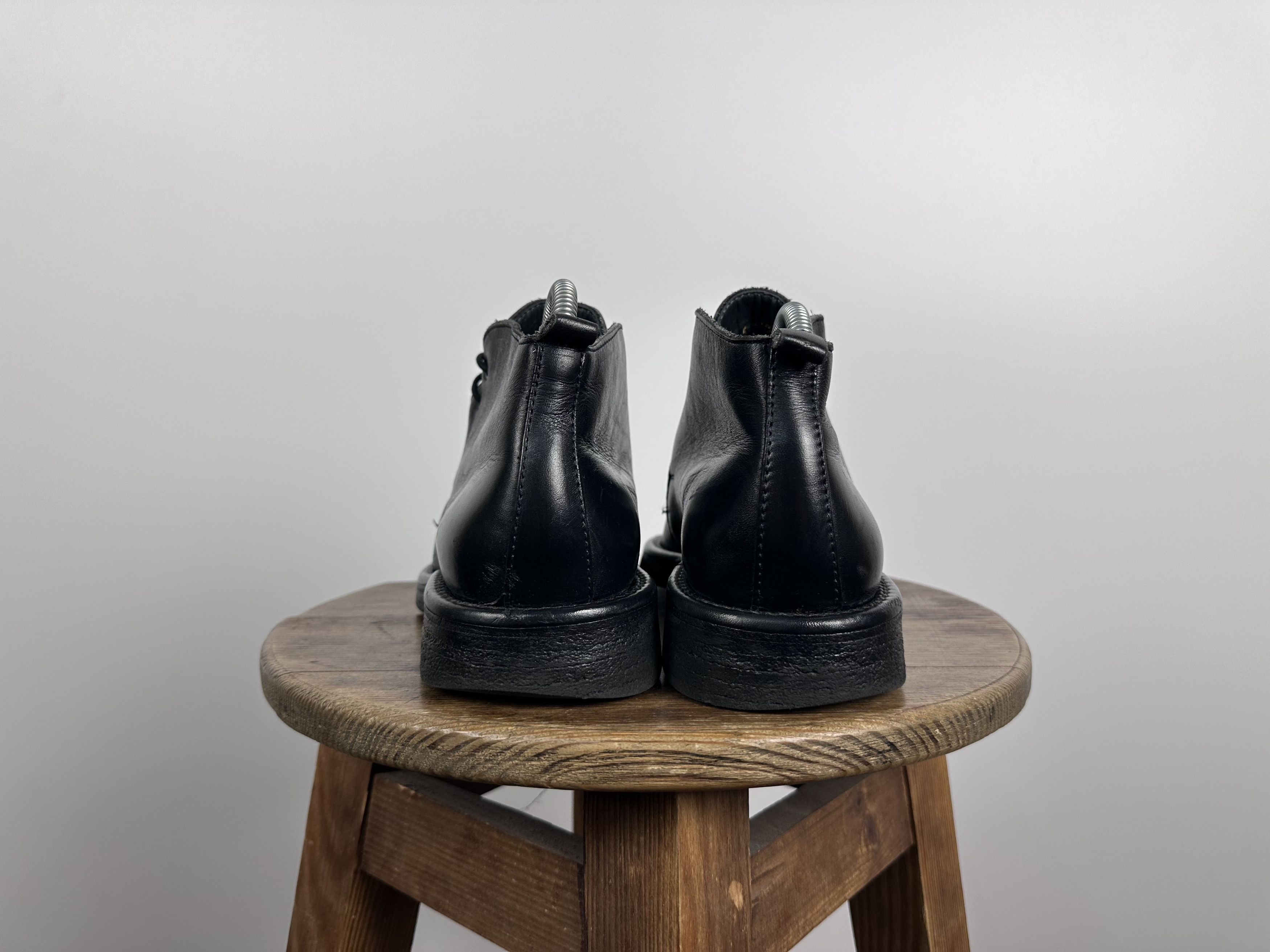 Kenzo × Vintage Vintage KENZO HOOME Boots Authentic Black Leather Shoes 40 Size US 7 / EU 40 - 5 Thumbnail