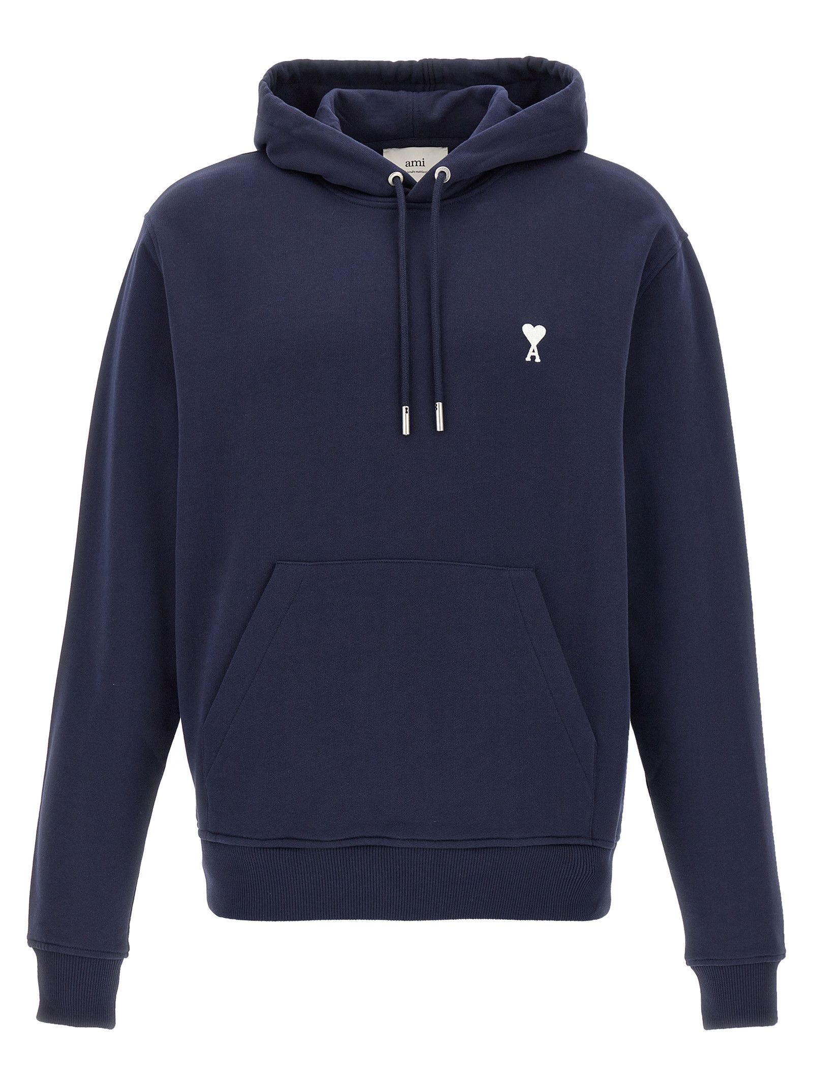 パーカー・フーディ AMI Men Hoodies BFUSW035730 001 BLACK AMI Paris AMI DE COEUR HOODIE Black | BSTN Store