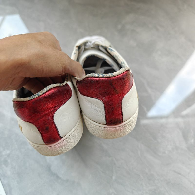 Gucci Gucci Ace Floral Print Sneakers for Men - Size US 9 / EU 42 - 4 Thumbnail