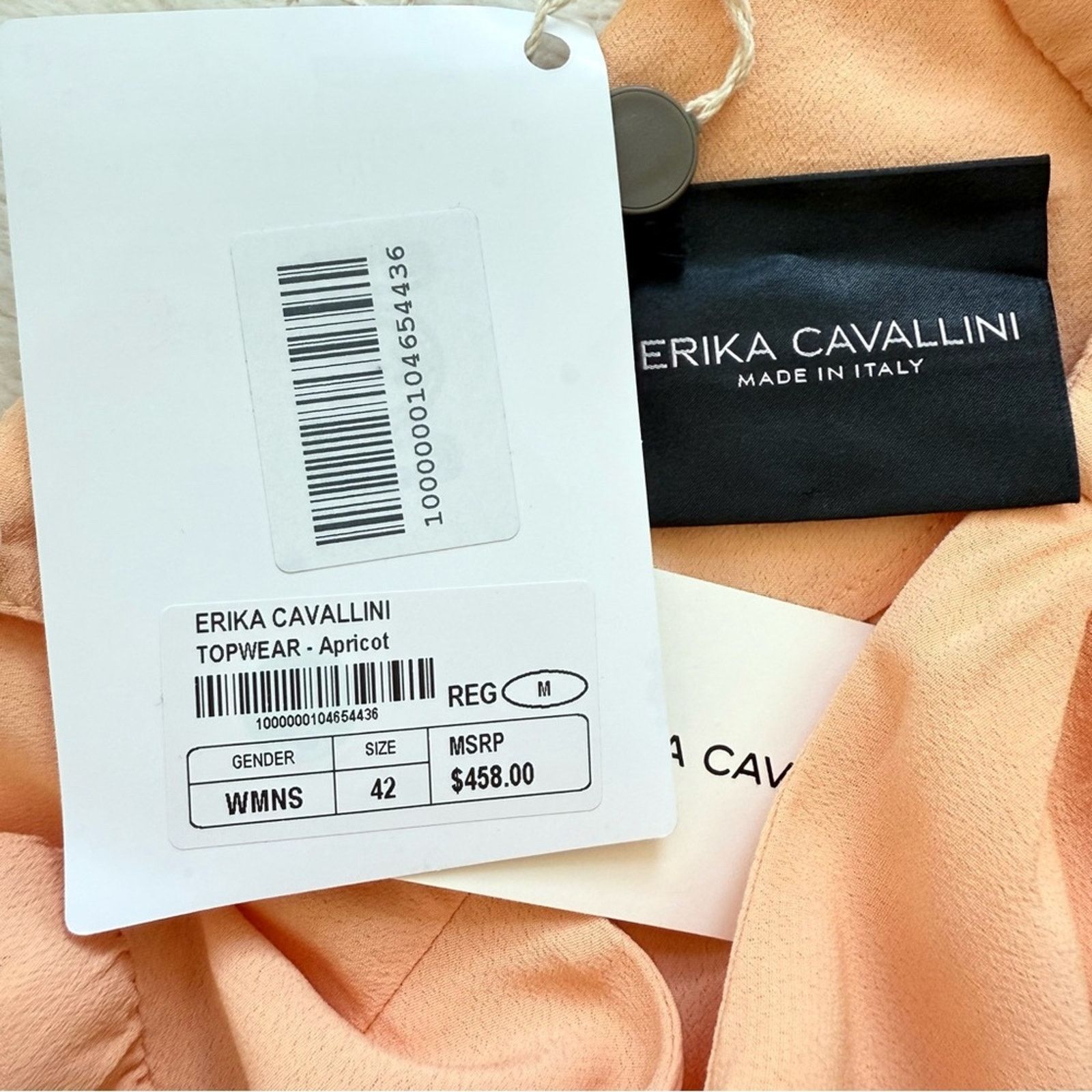 Other NWT!!! Erika Cavallini blouse size 42IT or M Authentic 458$ Size M / US 6-8 / IT 42-44 - 5 Thumbnail