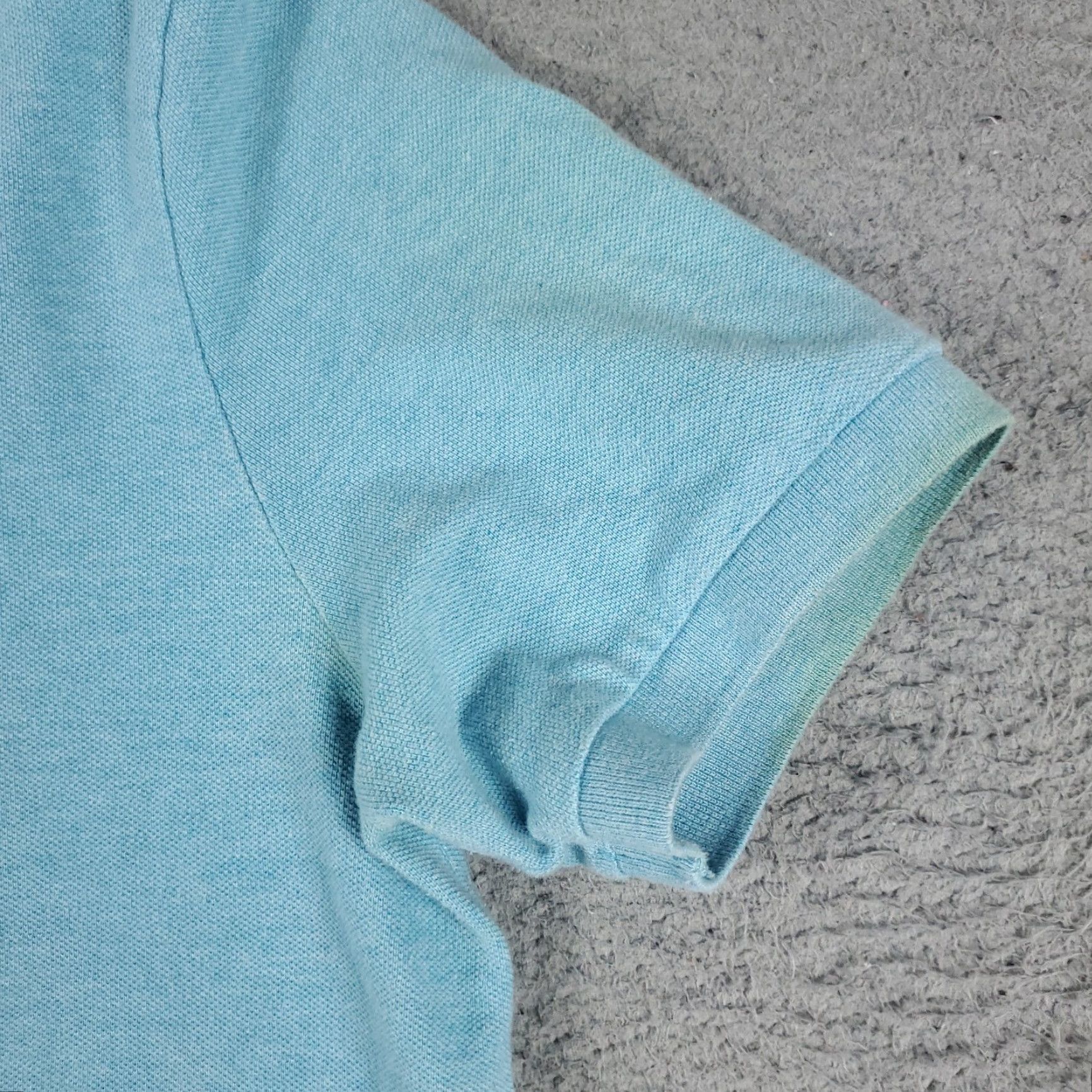 Ralph Lauren Ralph Lauren Polo Shirt Mens Medium Blue Solid Casual Short Sleeve Size US M / EU 48-50 / 2 - 4 Thumbnail