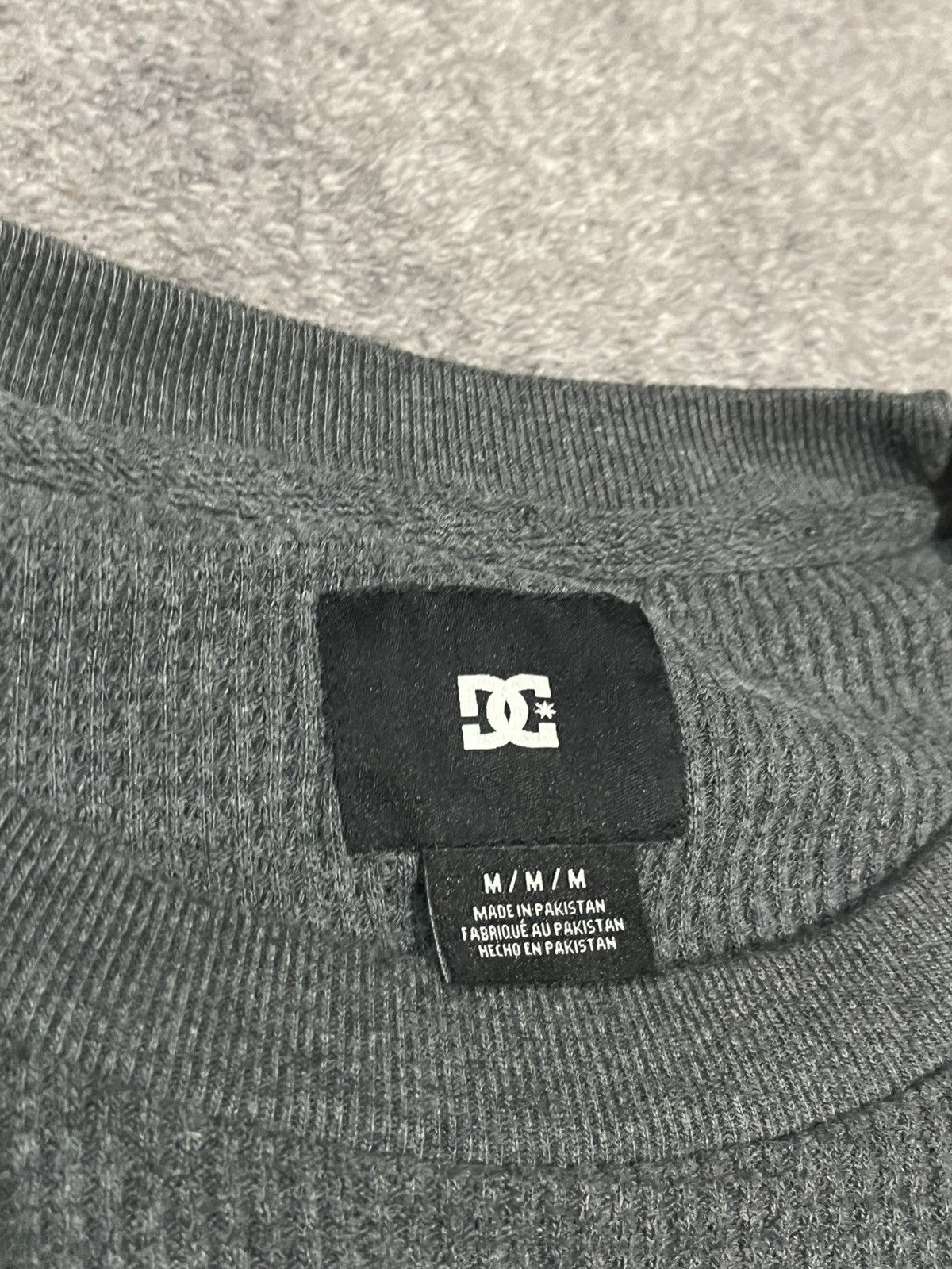 DC Calm Dc Shoes Waffle Knit Longsleeve Size US L / EU 52-54 / 3 - 2 Thumbnail