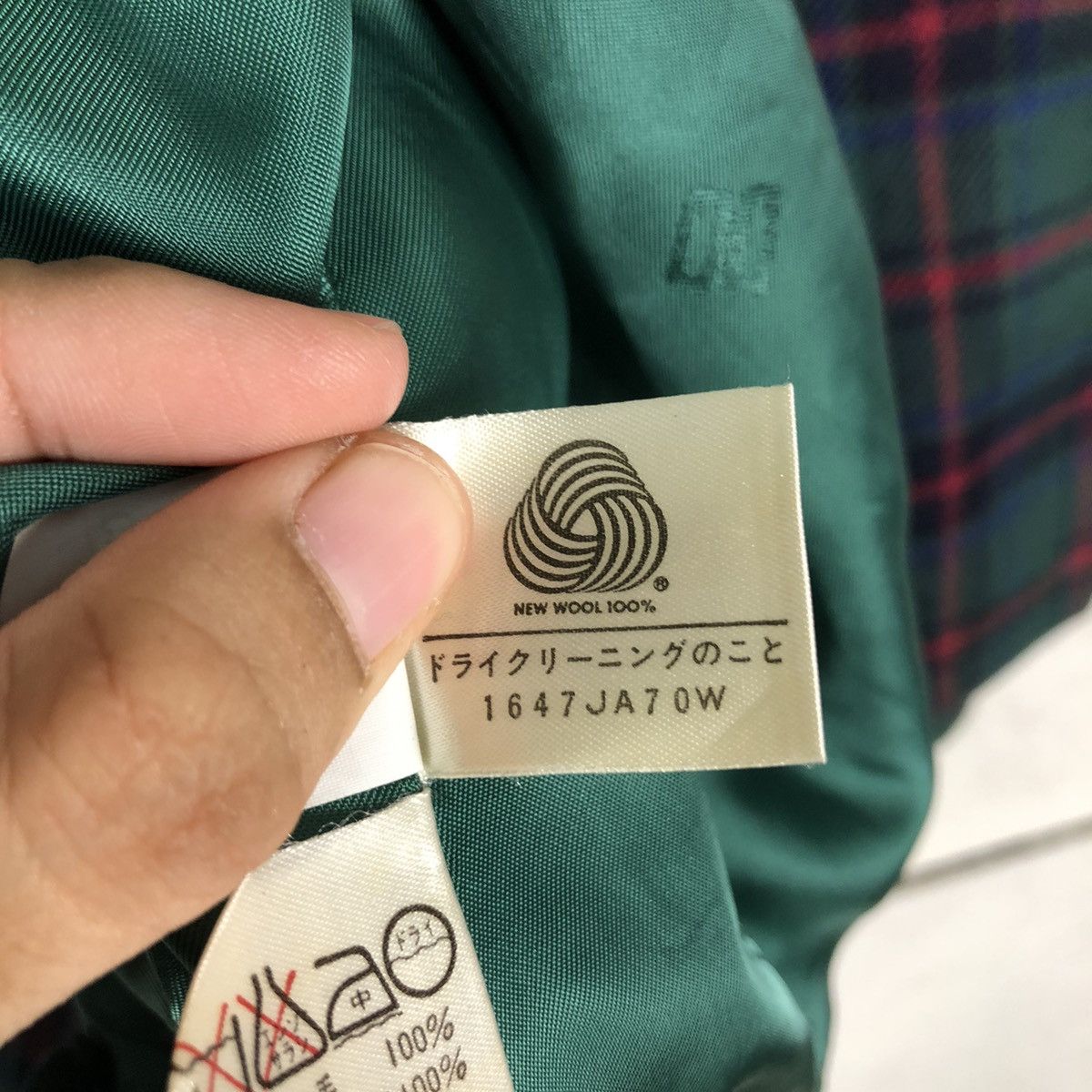 Japanese Brand 🔥Double Breast Wool Bomber Jacket Daks London Tartan Design Size US L / EU 52-54 / 3 - 20 Thumbnail