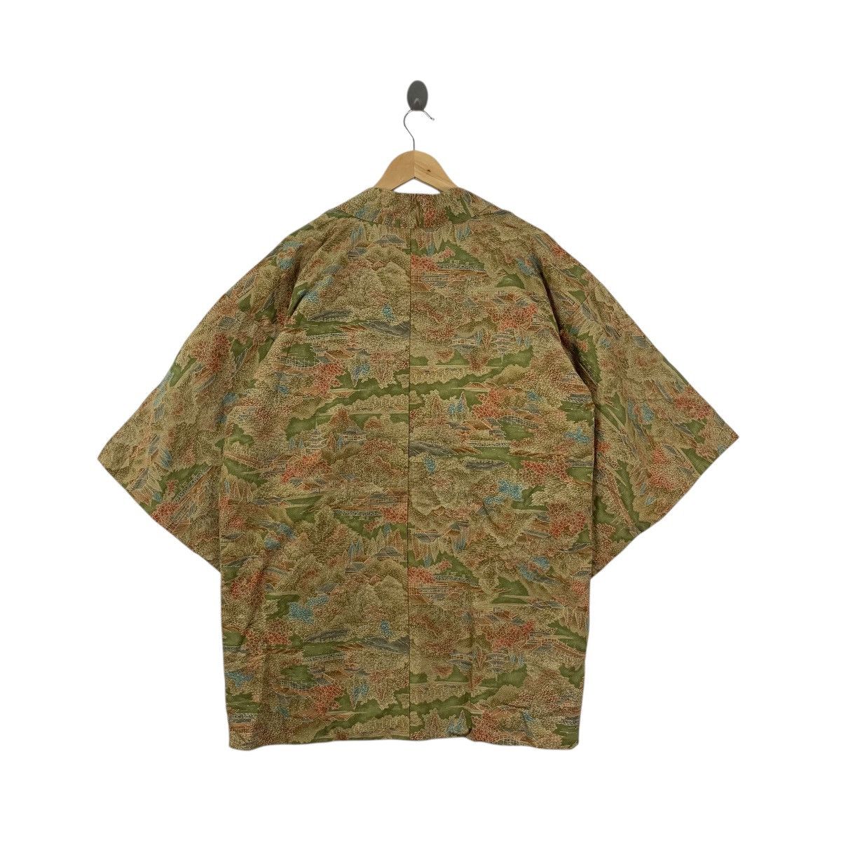 Vintage Vintage 70s KIMONO JAPAN KOMON MINKA Traditional Geisha Size XXL / US 16-18 / IT 52-54 - 7 Thumbnail