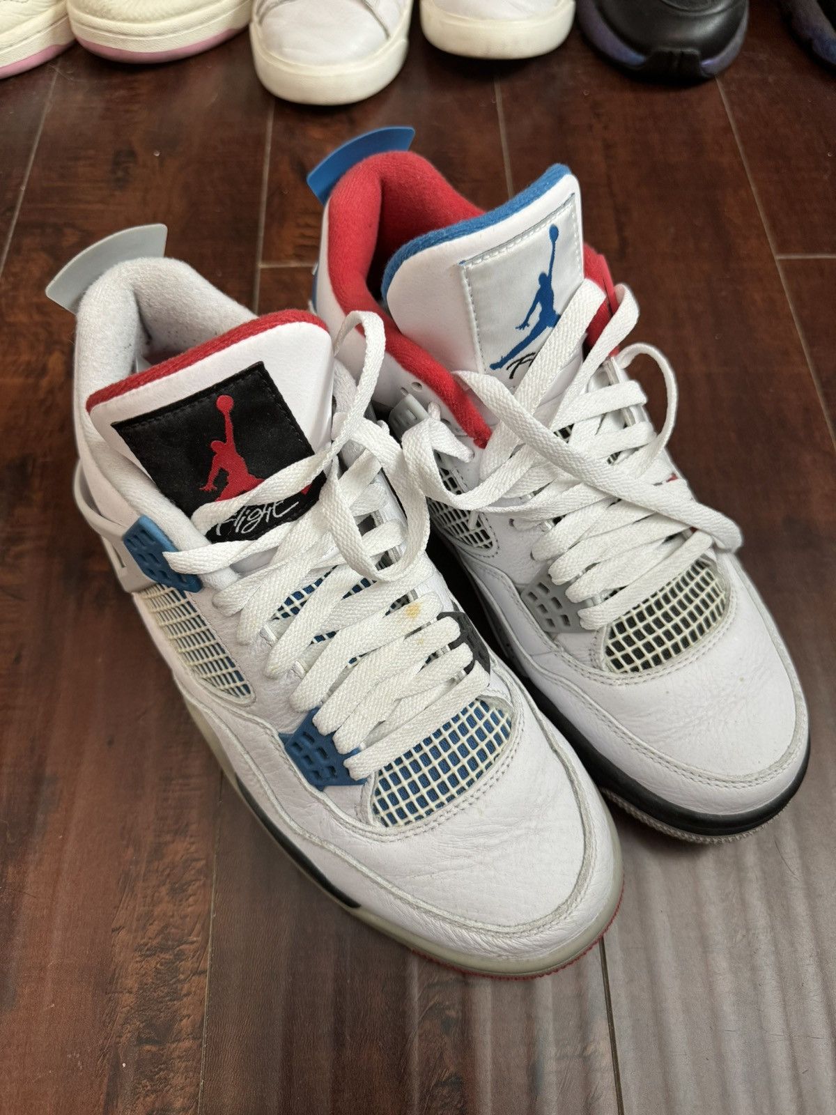 Nike Jordan 4 Retro What The Size US 8.5 / EU 41-42 - 3 Thumbnail
