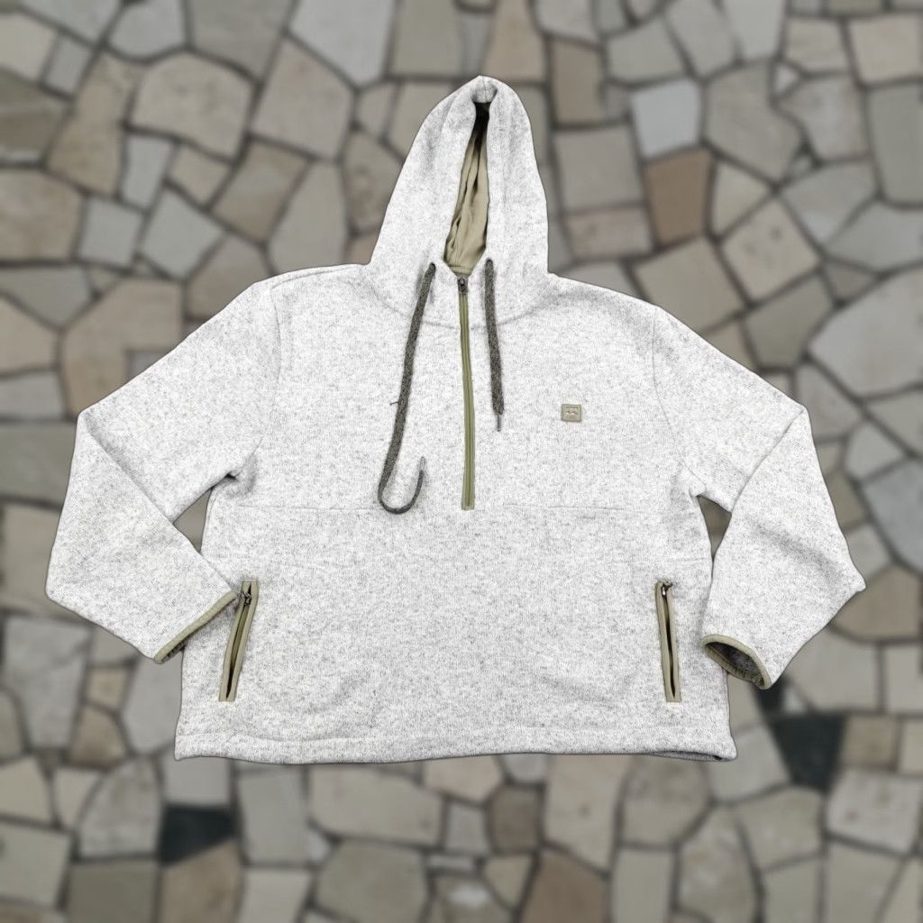 Billabong Billabong Hoodie XL Gray Fleece 1/4 Zip Pullover Adventure Division Surf Womens Size XL / US 12-14 / IT 48-50 - 1 Thumbnail