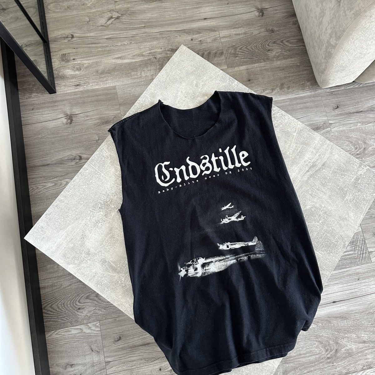Band Tees Vintage 00s Endstille Baby Blitz over Uk 2007 tour tank top Size US XL / EU 56 / 4 - 5 Thumbnail