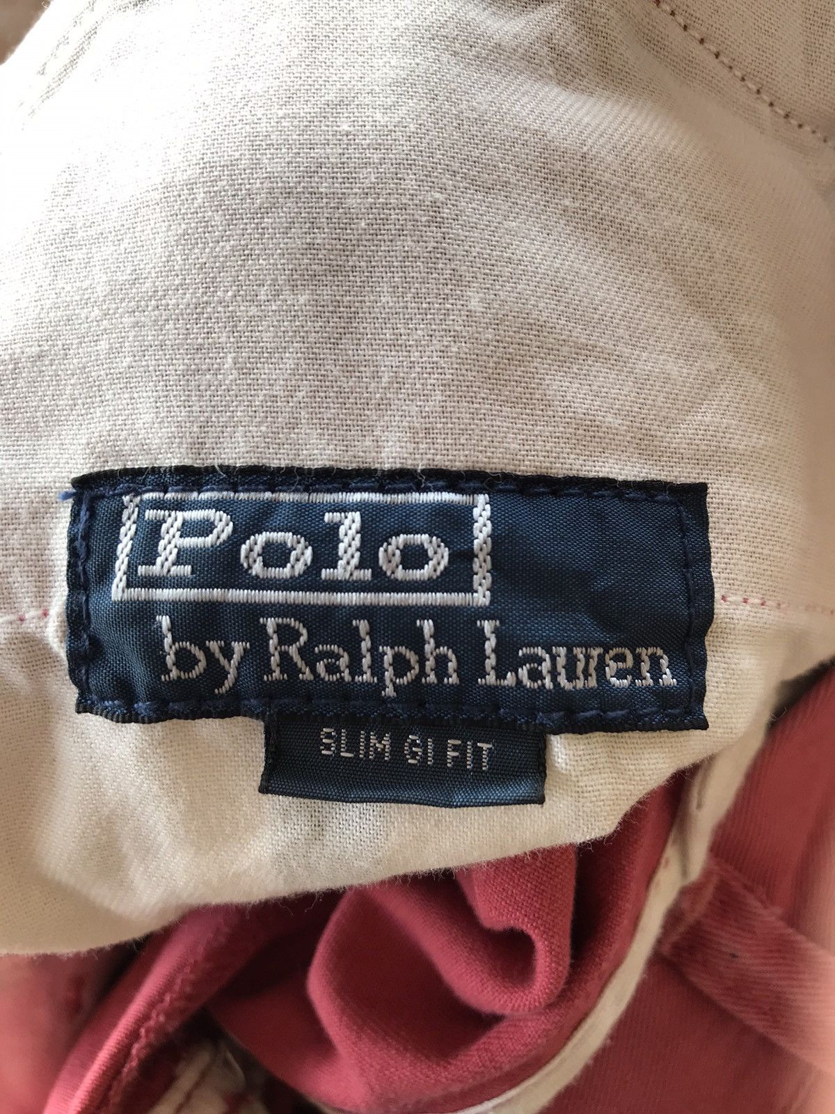 Polo Ralph Lauren × Ralph Lauren × Vintage Polo Ralph Lauren Khakis Pants Slim Fit Pink Size US 33 - 4 Thumbnail