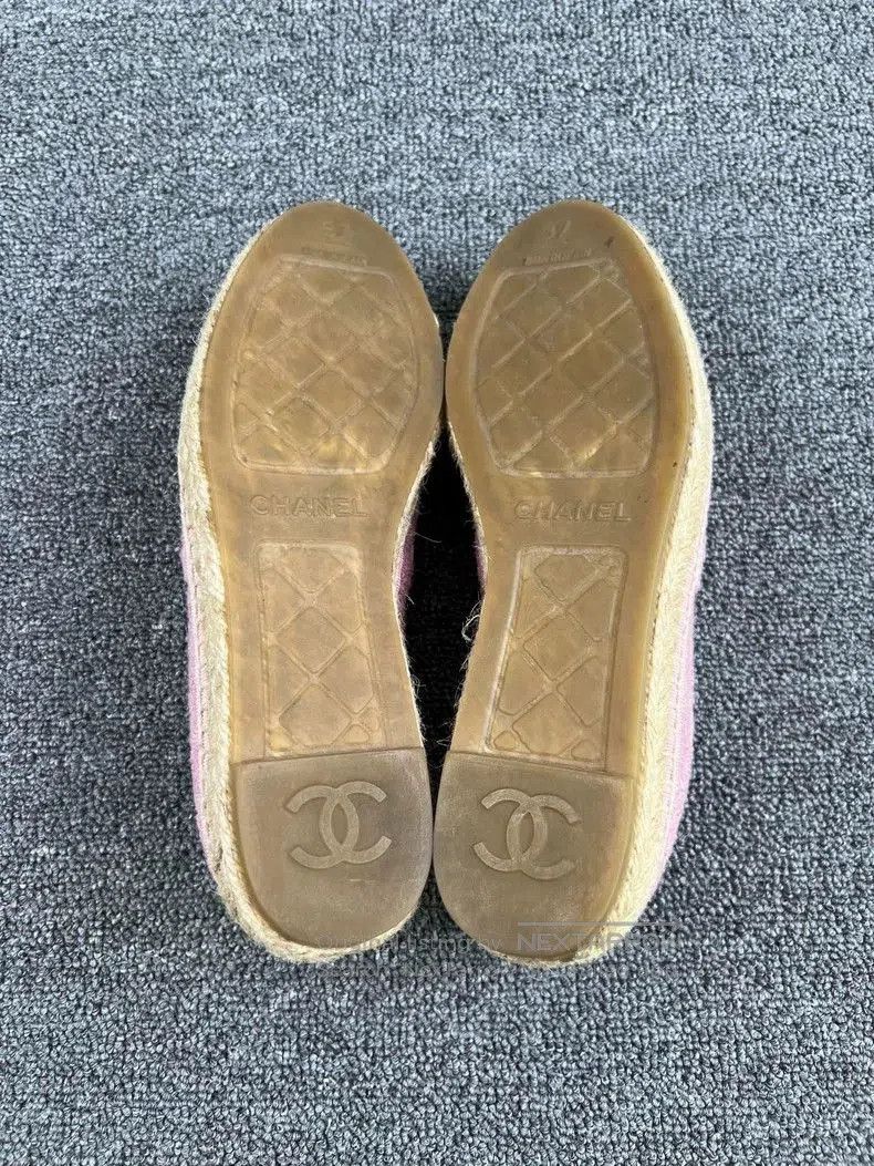 Chanel Chanel Pink Patent Leather Espadrilles. Size US 6.5 / EU 39-40 - 5 Thumbnail