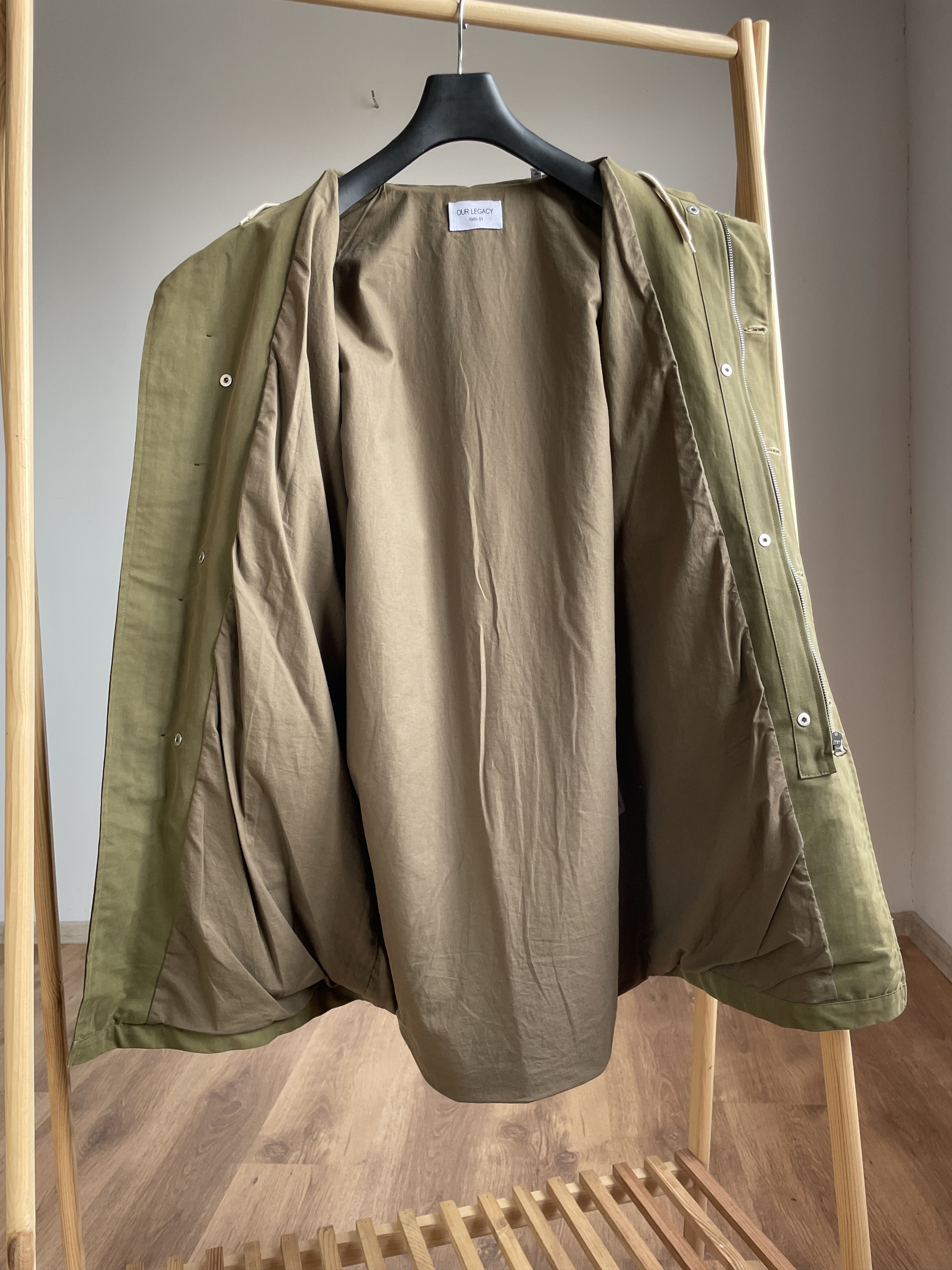 Our Legacy Olive Shield Parka Size S