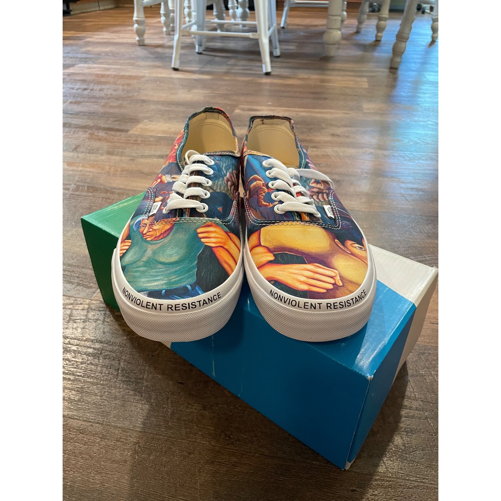 Vans NWT Vans x MOCA Judy Baca Authentic Skate Shoes Art Social C Size US 11.5 / EU 44-45 - 3 Thumbnail