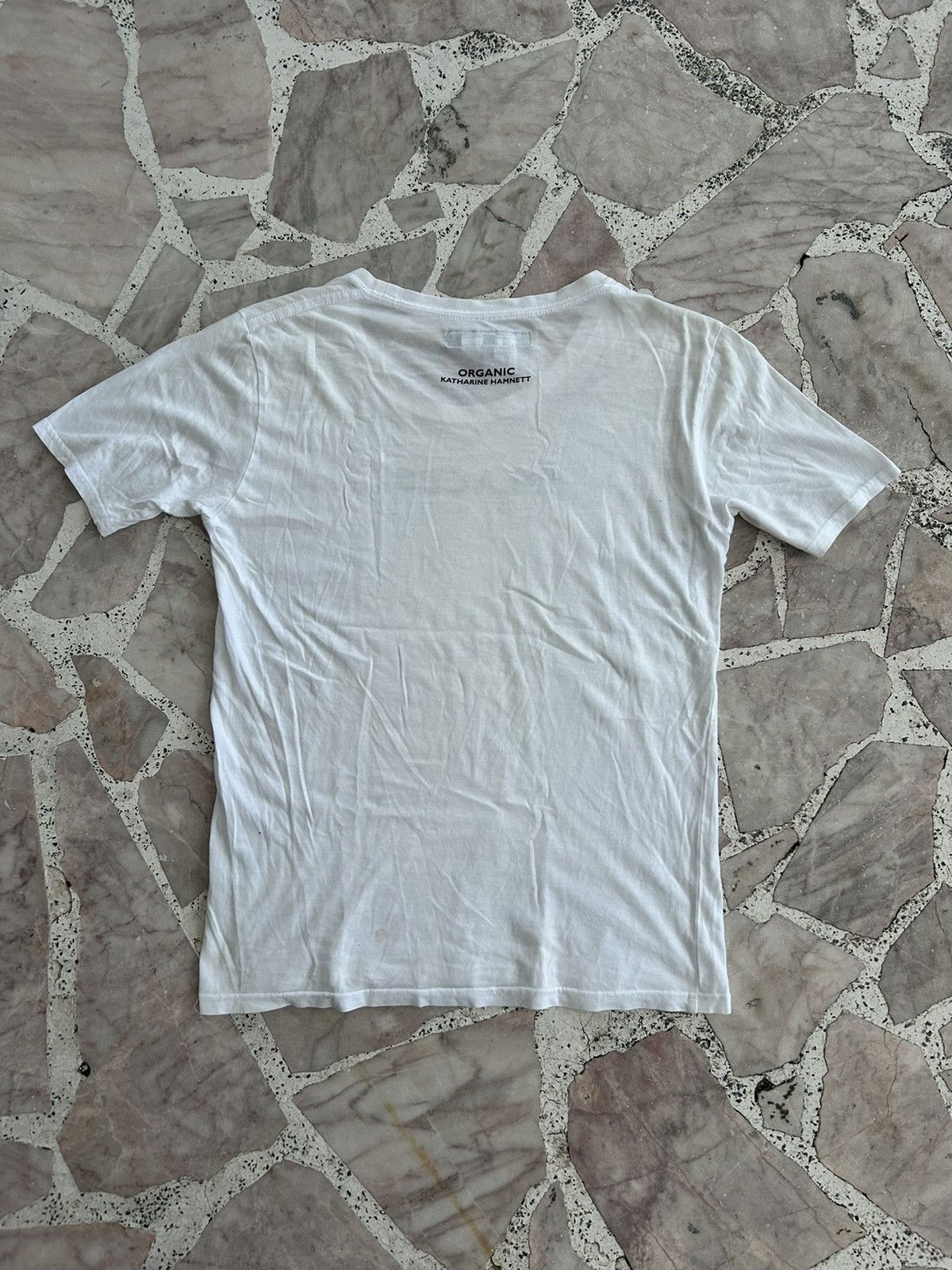 Katharine Hamnett London Katharine Hammnet Places White Fronthit Tee Size XS / US 0-2 / IT 36-38 - 2 Thumbnail