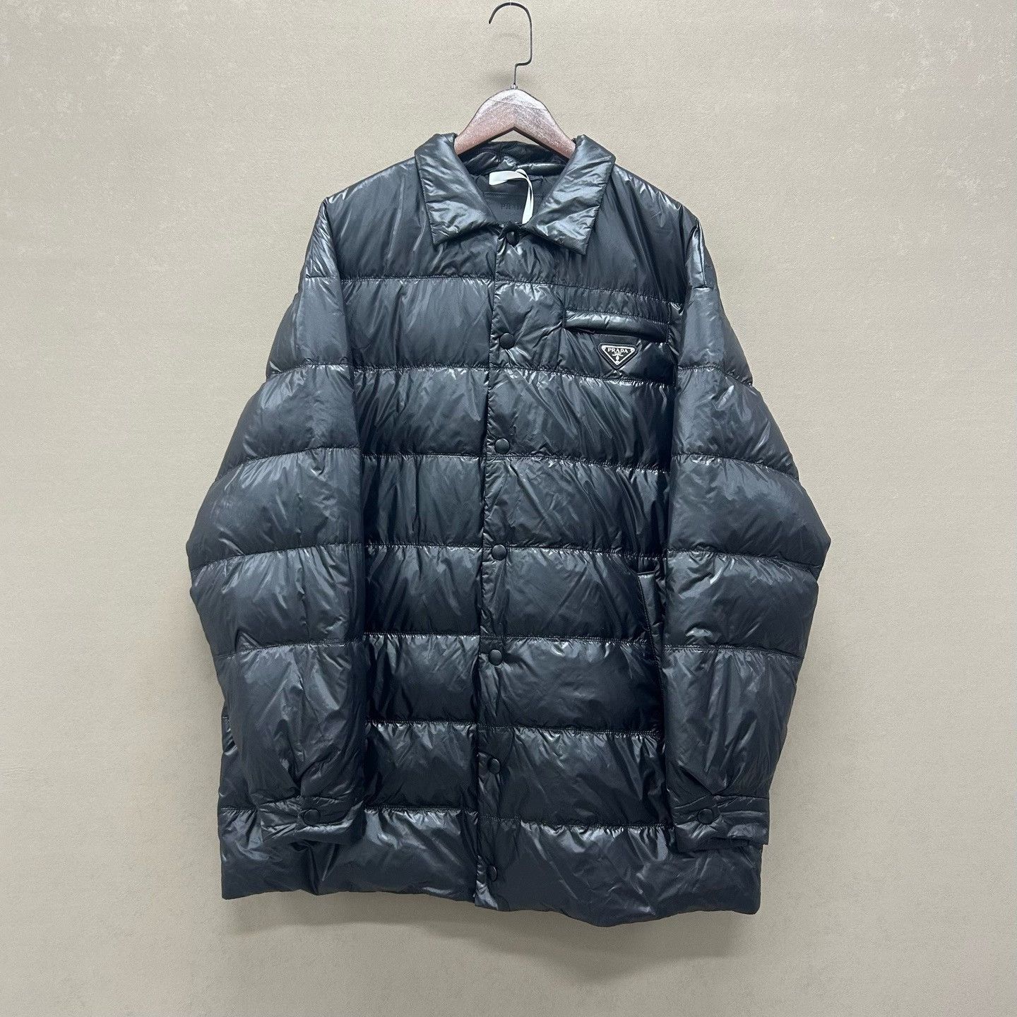 Prada prada nylon down jacket with hidden hood Size US M / EU 48-50 / 2 - 1 Thumbnail