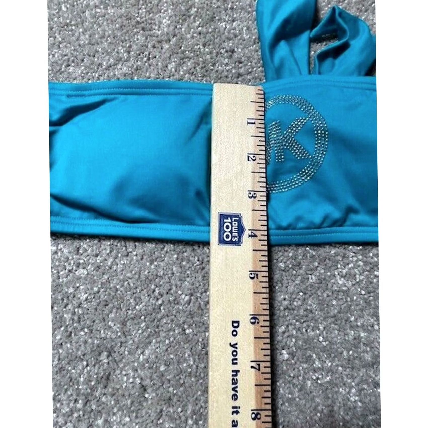 Michael Kors Michael Kors Bandeau Top XS Rhinestone Logo Beach Y2K Glam Swim Designer Womens Size XS / US 0-2 / IT 36-38 - 6 Thumbnail