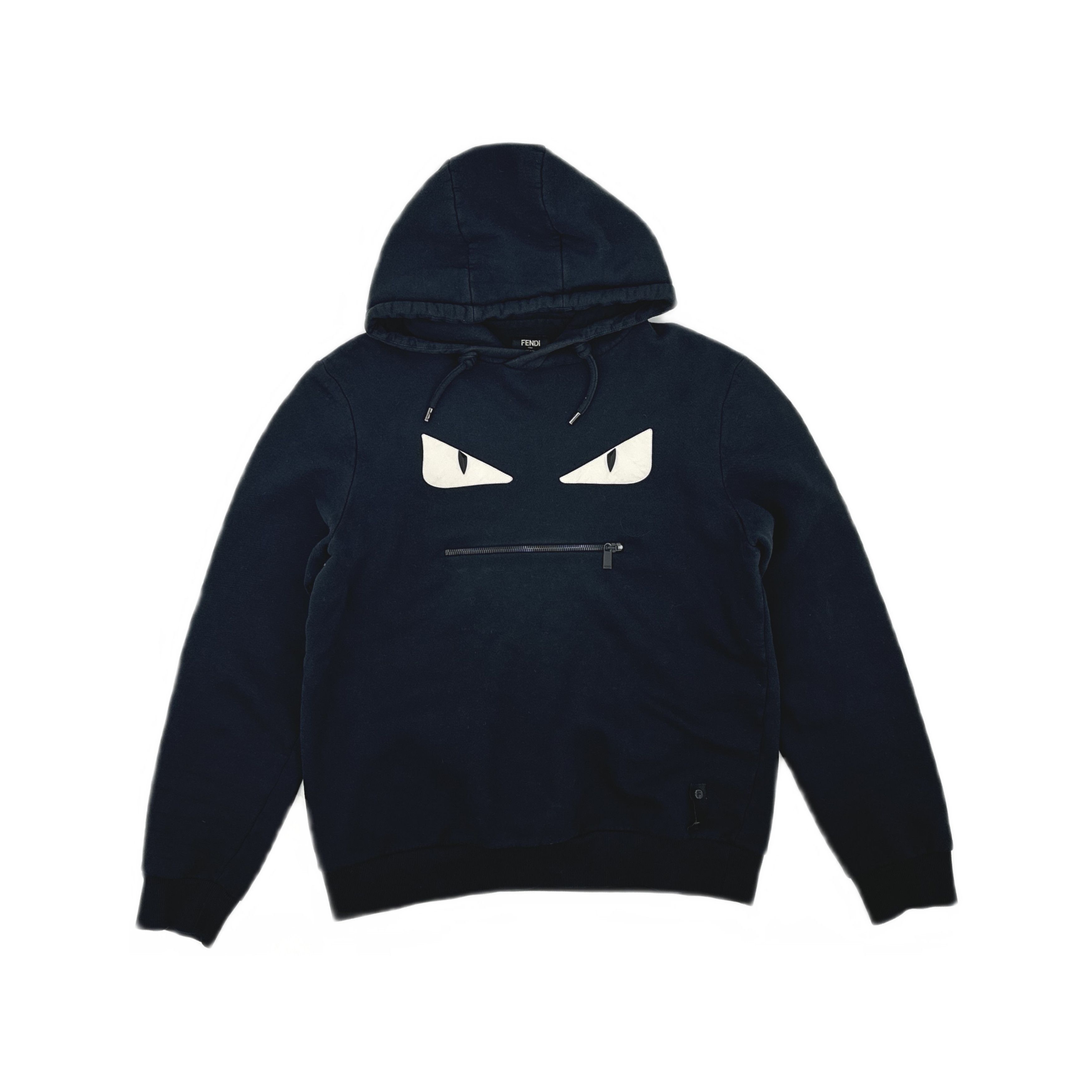 Fendi Fendi Monster Eyes Zip Detail Hoodie Size M Size US M / EU 48-50 / 2 - 1 Thumbnail