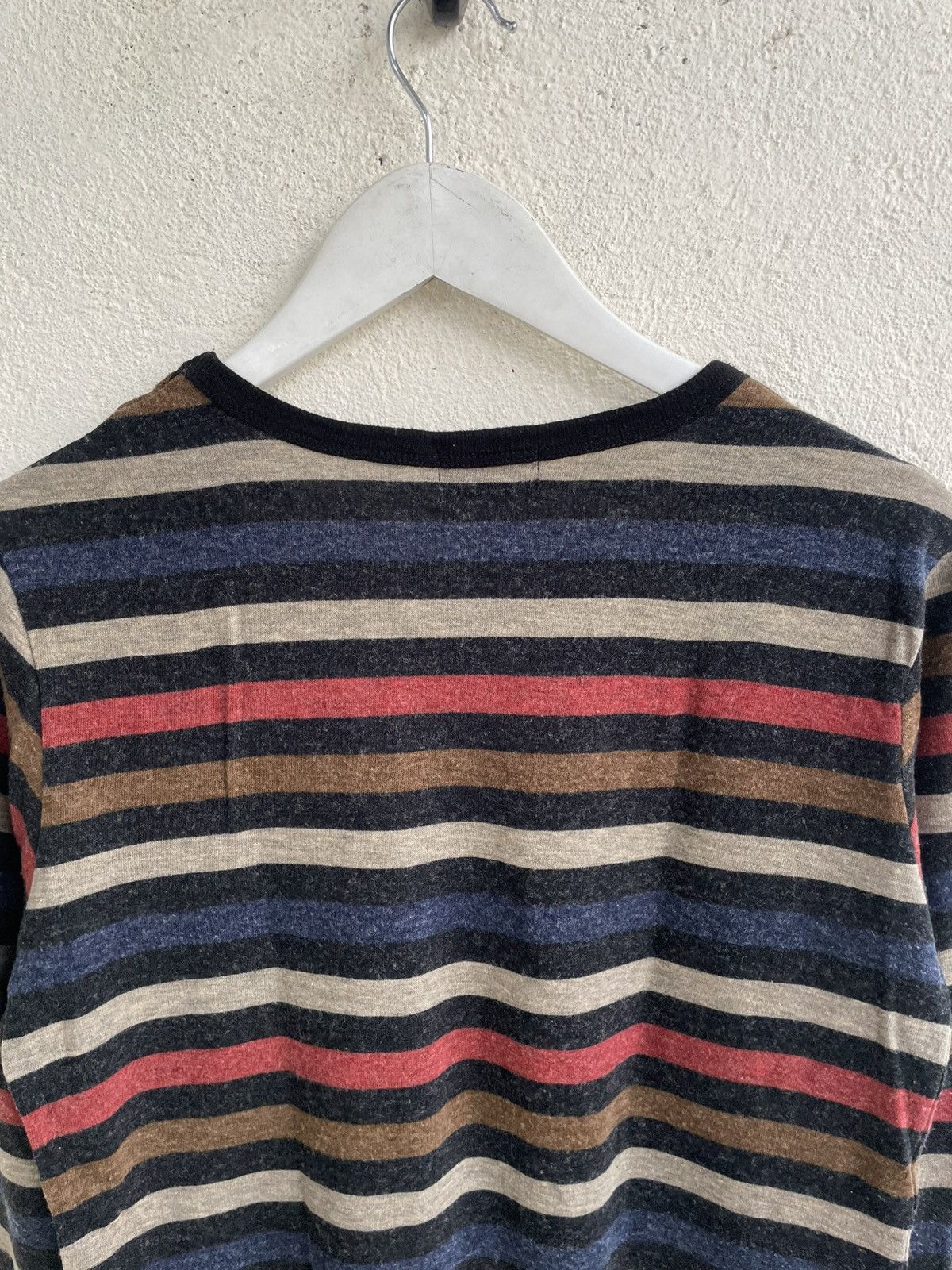 If Six Was Nine 2000s Archive PPFM Stripe Long Sleeve Tee Y2K Hysteric Japan Size US S / EU 44-46 / 1 - 7 Thumbnail