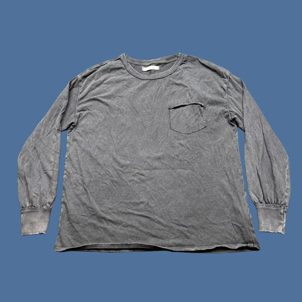 Vintage We The Free Shirt Womens S Black Gray Long Sleeve Oversized Tee Casual T Size S / US 4 / IT 40 - 1 Thumbnail