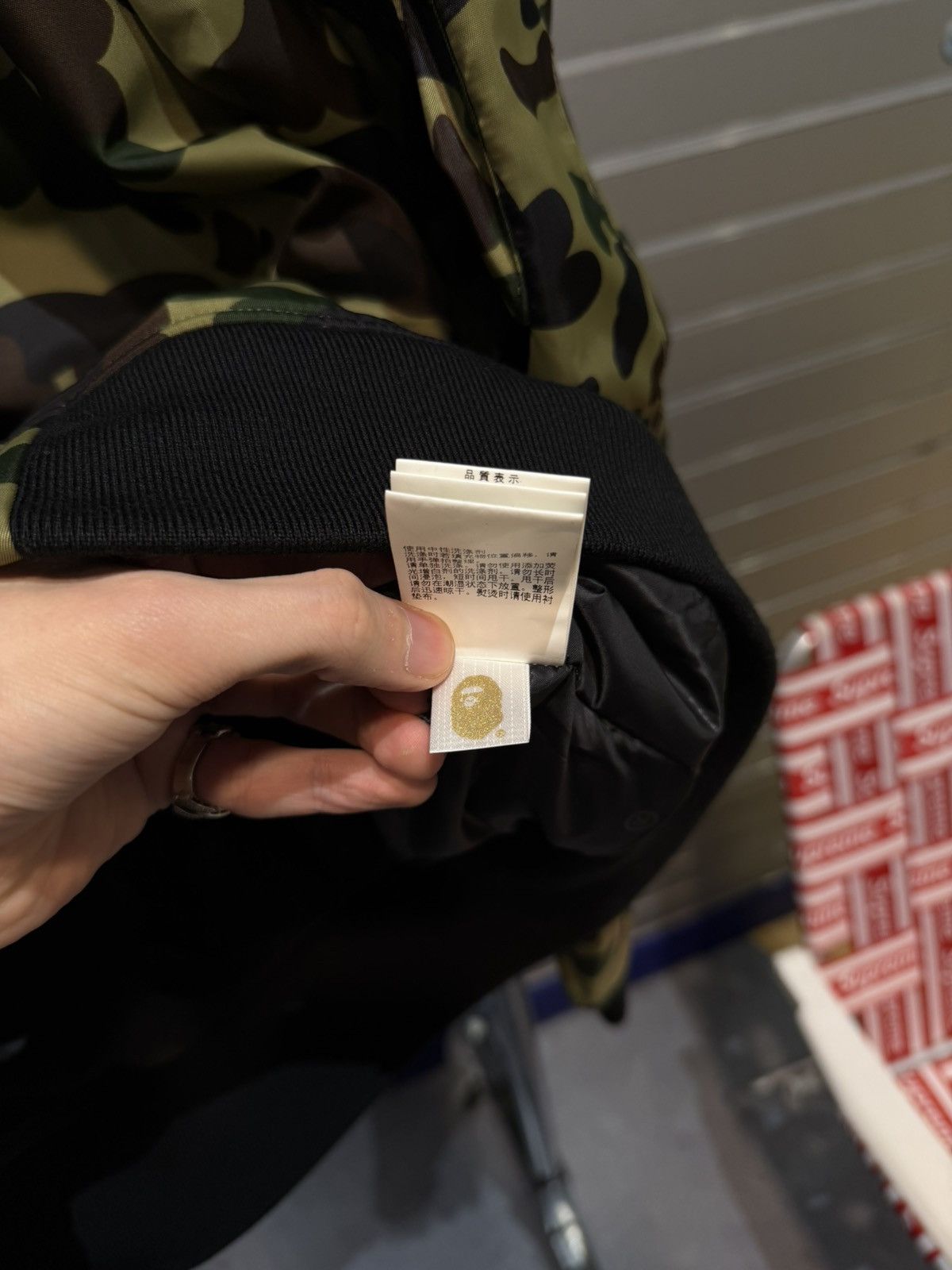 Bape A Bathing Ape Bape Camo MA-1 Flight Jacket Size (M) Size US M / EU 48-50 / 2 - 16 Thumbnail