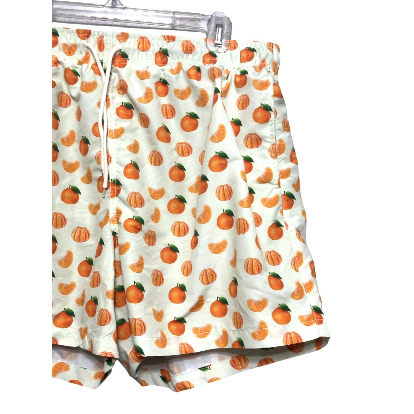 Other Surf Cuz Swim Trunks QuickDry Grove Pattern Orange/Green NWT Size US 36 / EU 52 - 3 Thumbnail